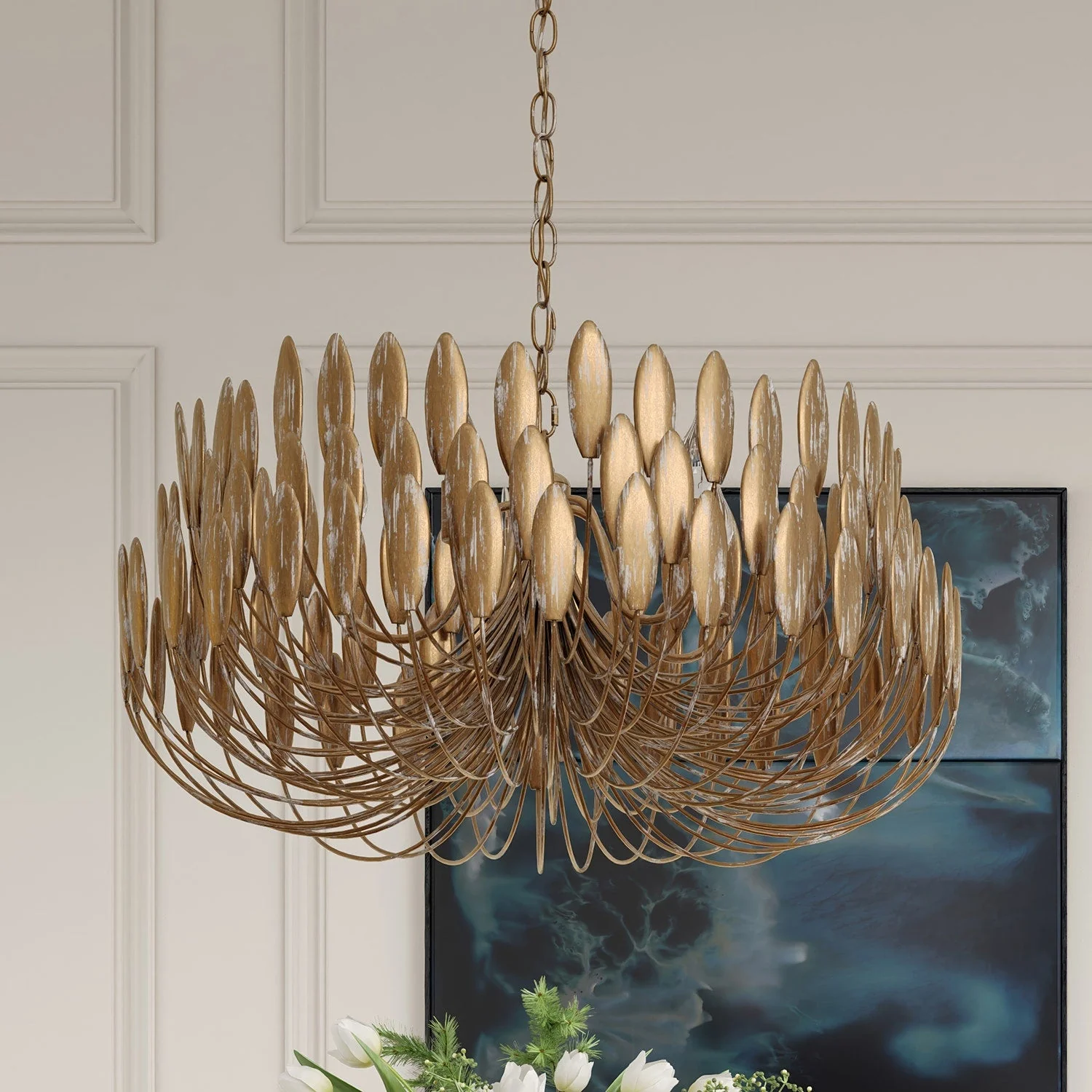 Milano Modern Metal Chandelier - Image 6