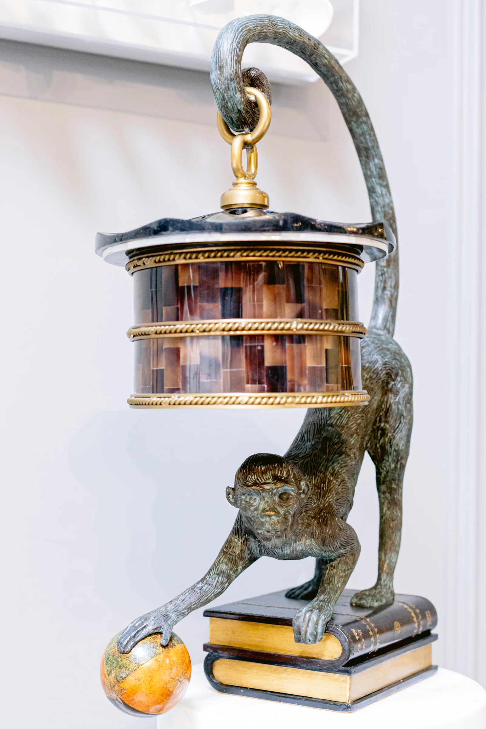 Maitland Smith Monkey Lamp Floor Sample - Image 2