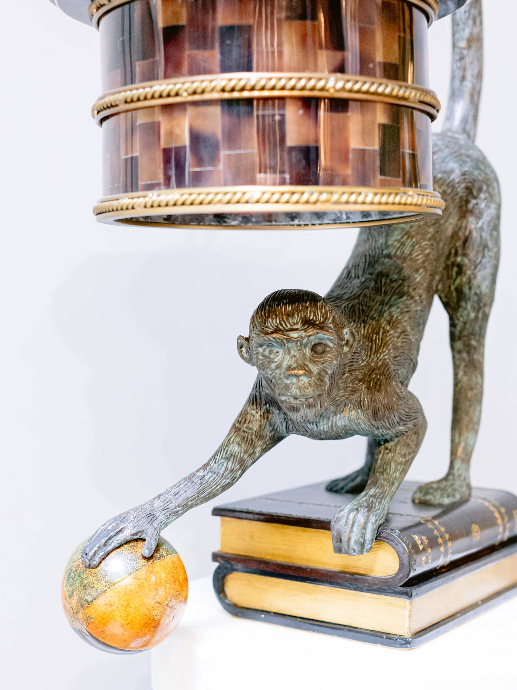 Maitland Smith Monkey Lamp Floor Sample - Image 3