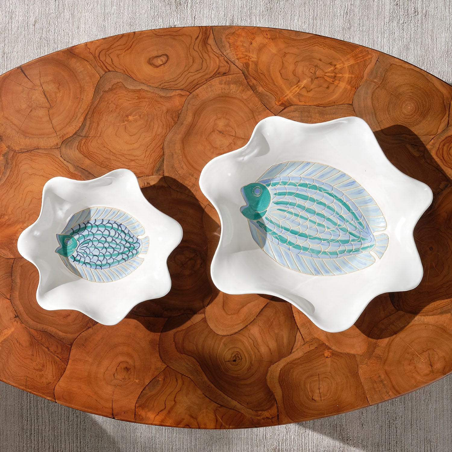 Nala Ceramic Bowl - Set of 2 - Image 2