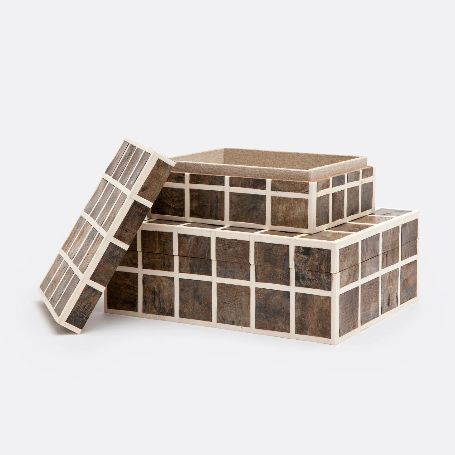 Nara Decorative Horn Box - Set of 2 - Image 2