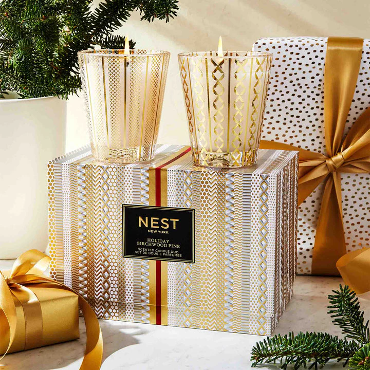 Nest Holiday & Birchwood Pine Candle Duo - Image 3