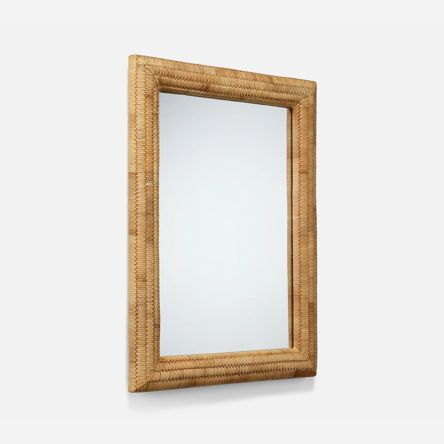 Neya Rectangular Rattan Mirror - Image 7