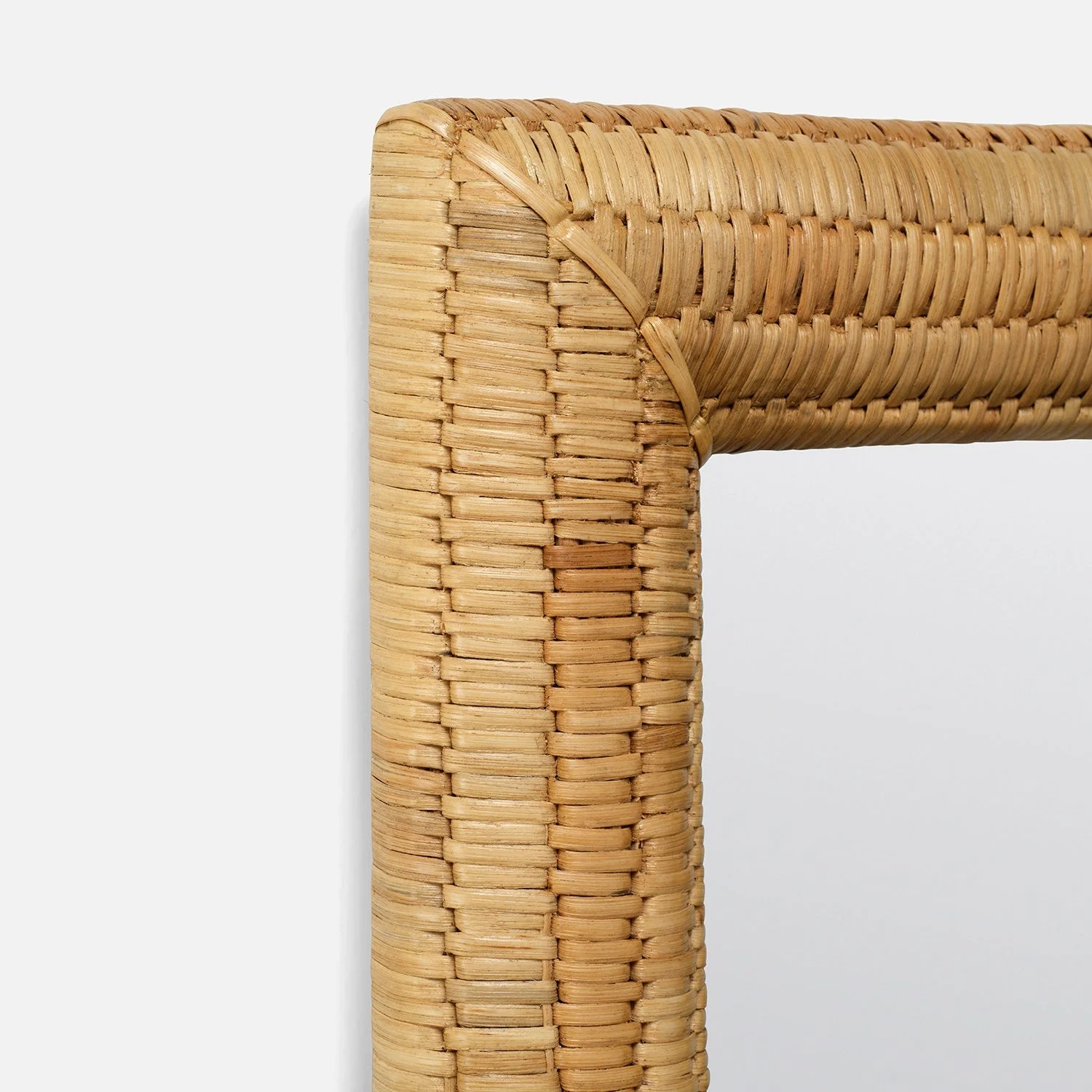 Neya Rectangular Rattan Mirror - Image 8