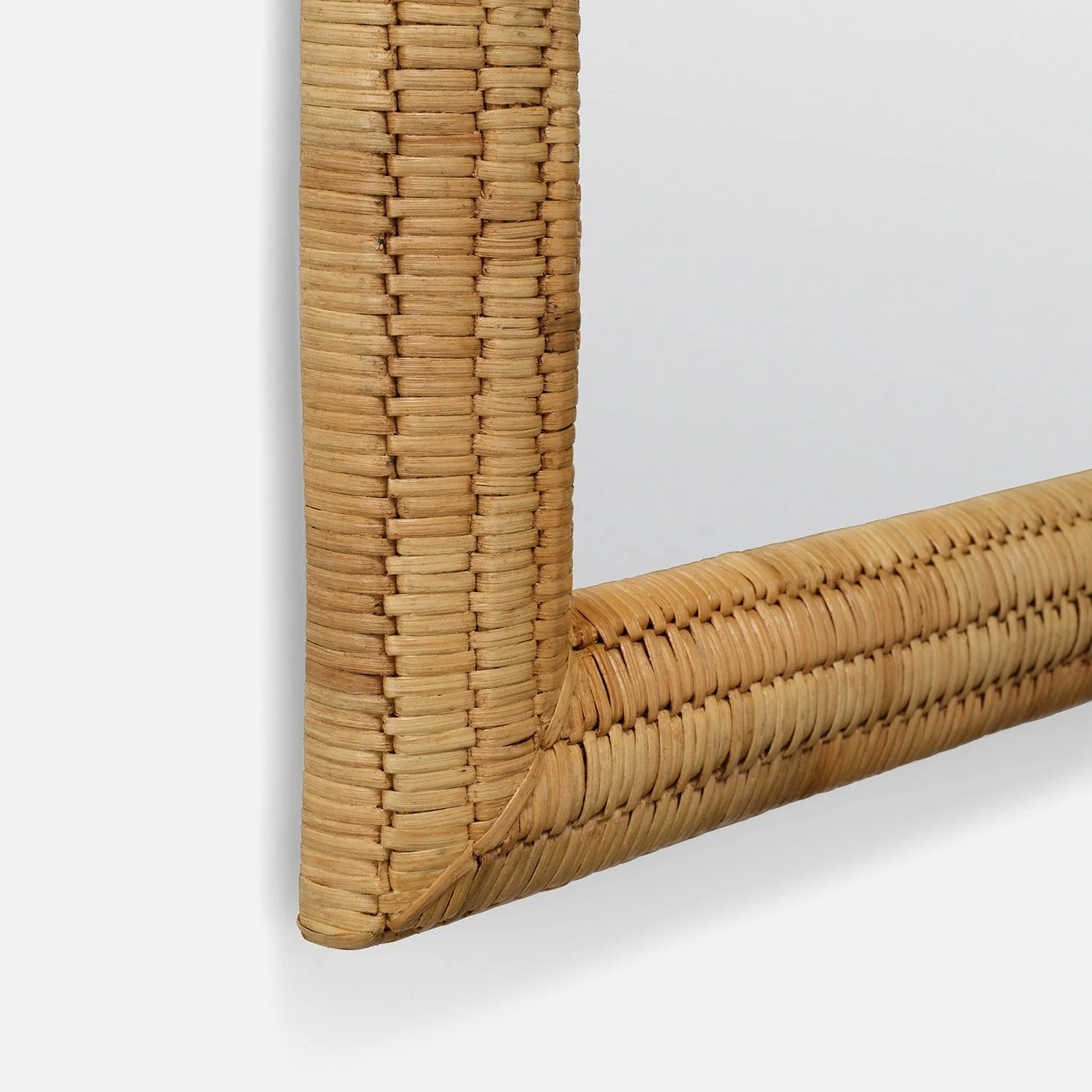 Neya Rectangular Rattan Mirror - Image 9