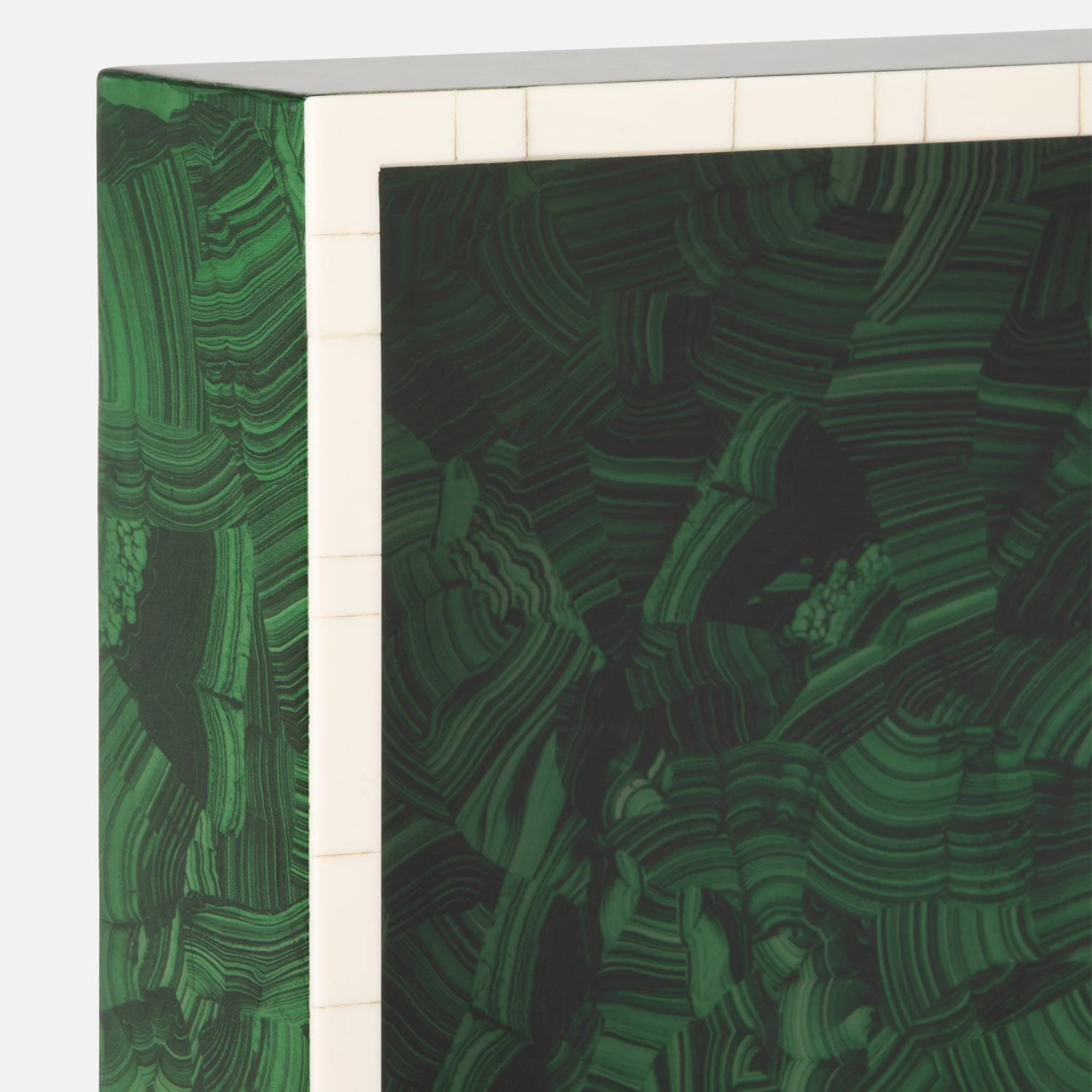 Nikolai Faux Malachite Tray - Set of 2 - Image 4