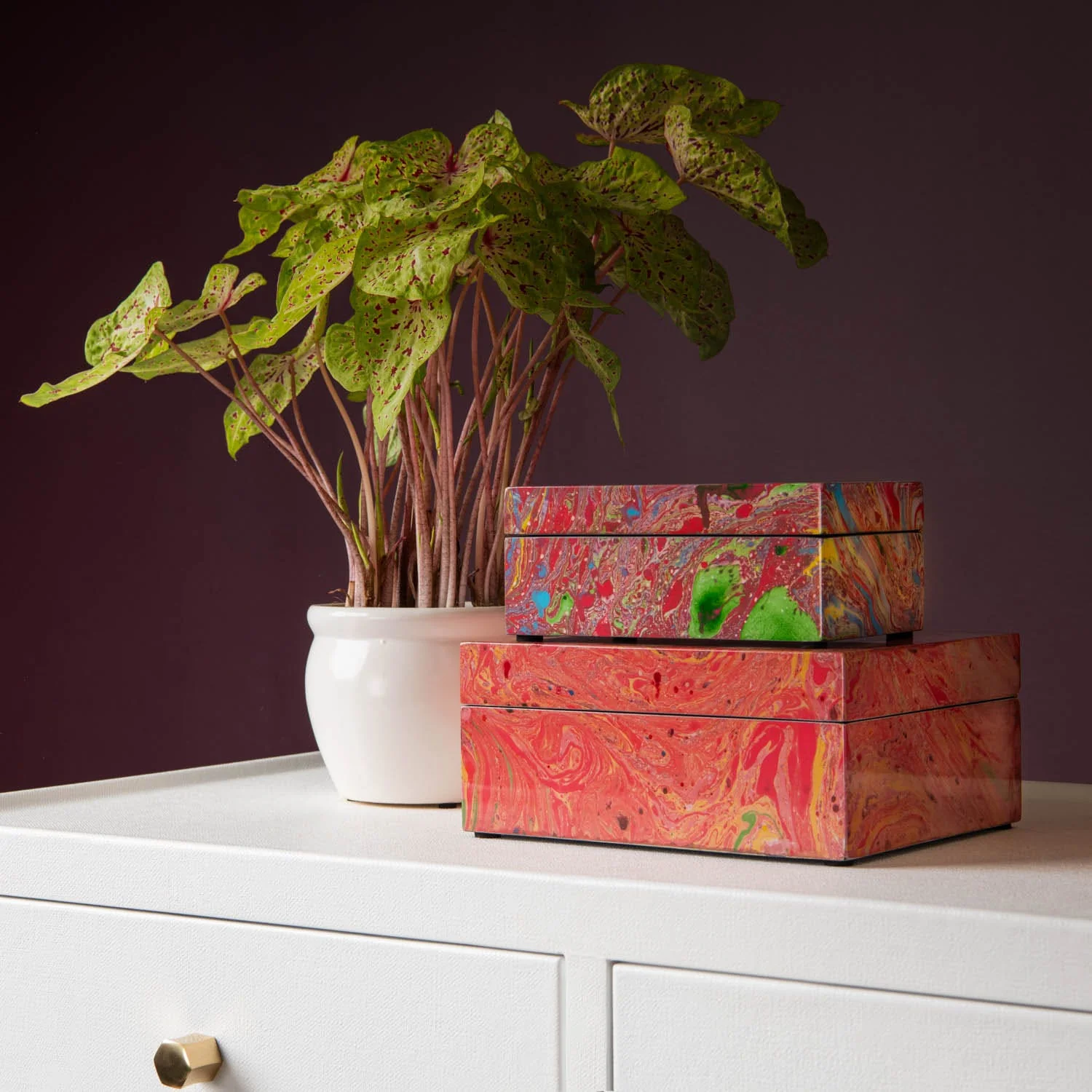 Noelle Resin Box - Set of 2 - Image 9