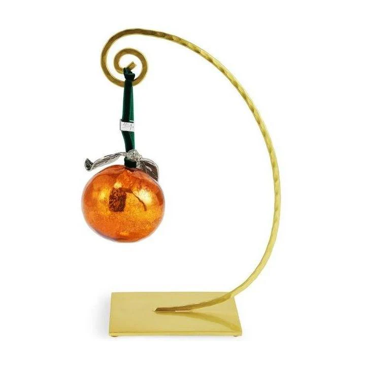 Michael Aram Orange Glass Ornament - Image 2