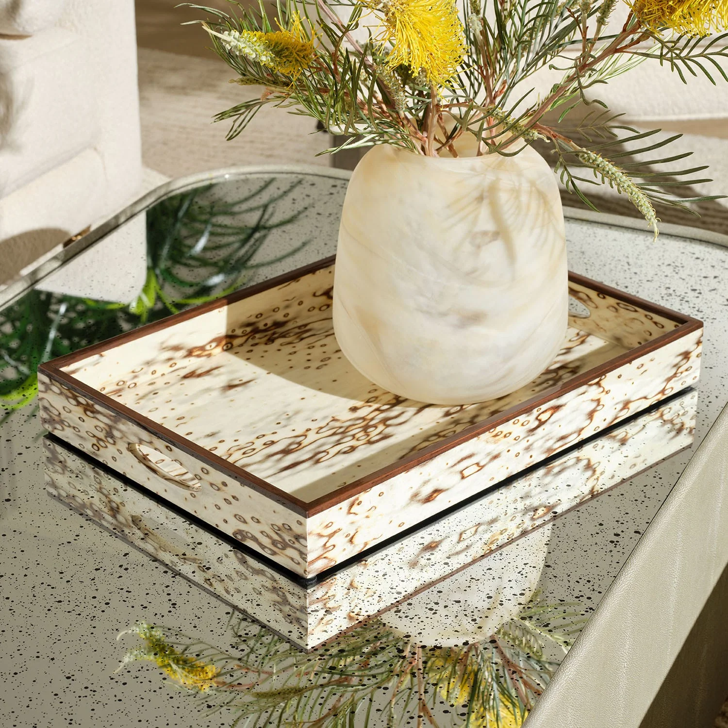 Osmond Veneer Tray - Set of 2 - Image 3