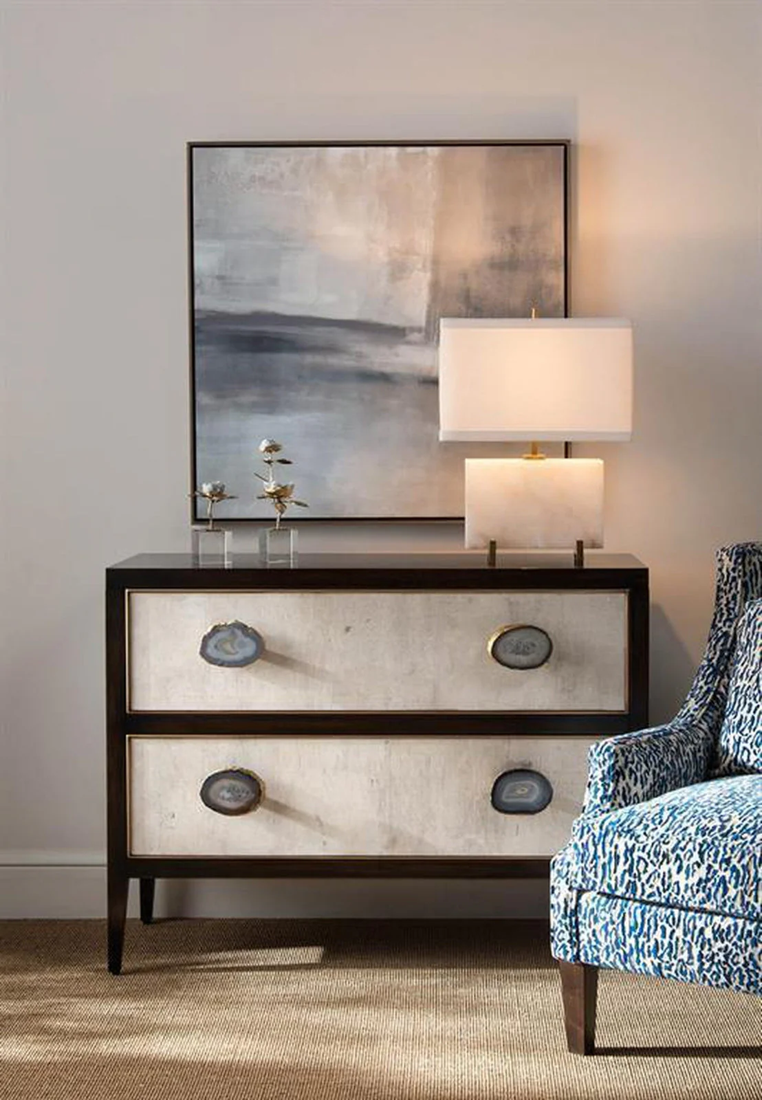John Richard Palma Two Drawer Chest - Image 5