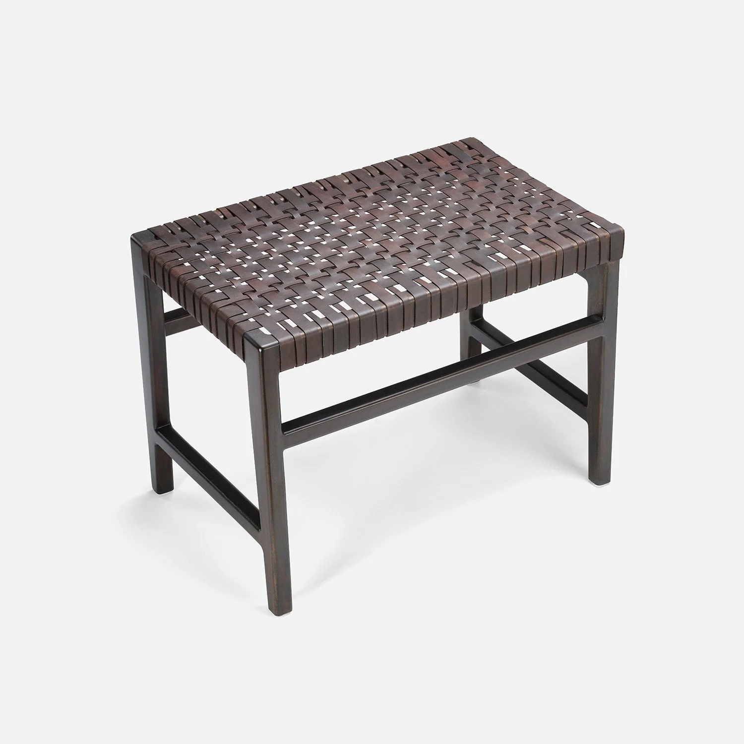 Percy Full-Grain Leather Bench - Image 12