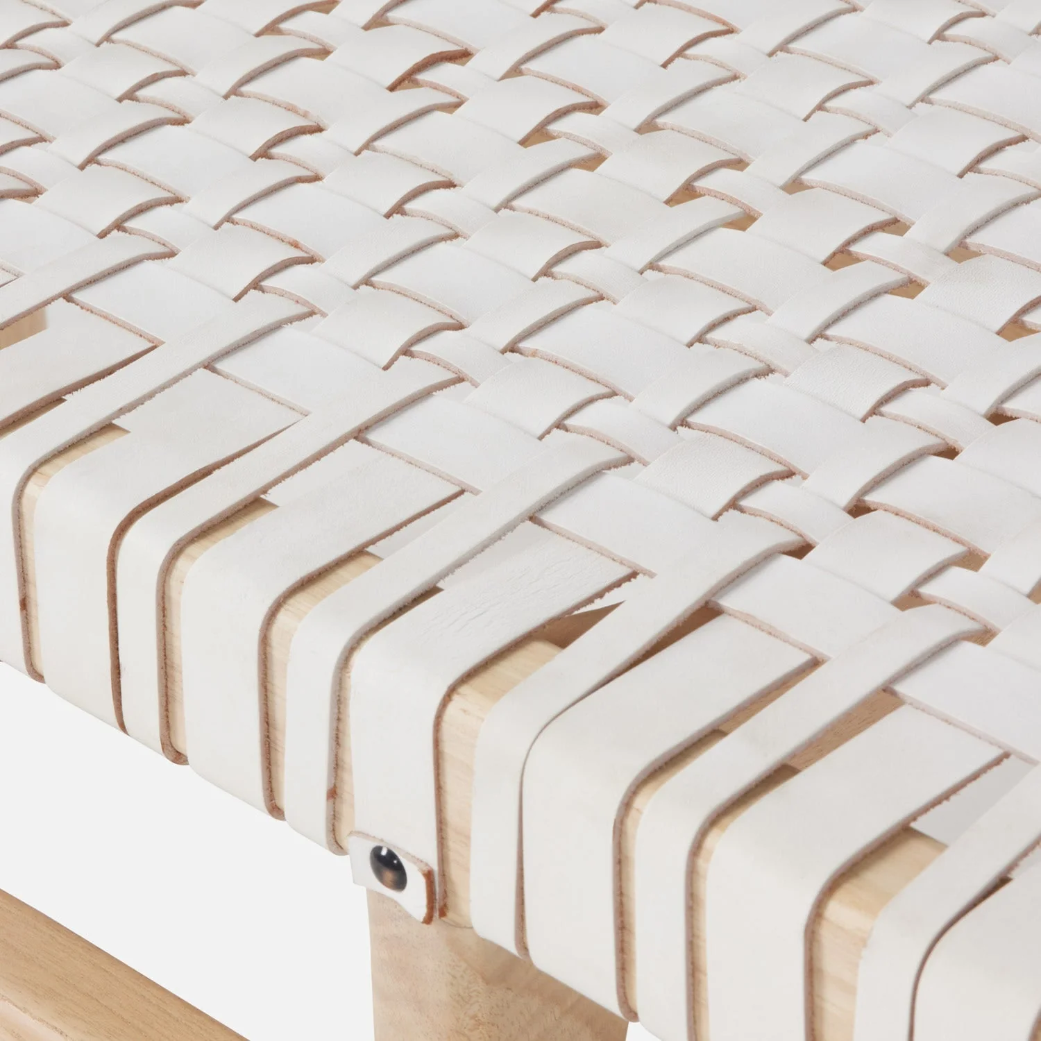 Percy Full-Grain Leather Bench - Image 37