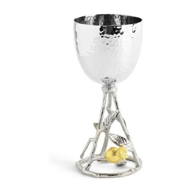 Michael Aram Pomegranate Silver & Gold Kiddish Cup - Image 3