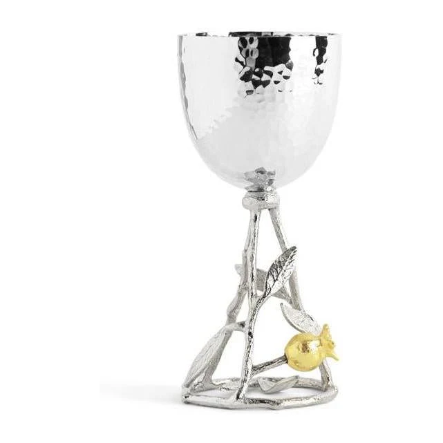 Michael Aram Pomegranate Silver & Gold Menorah - Image 5
