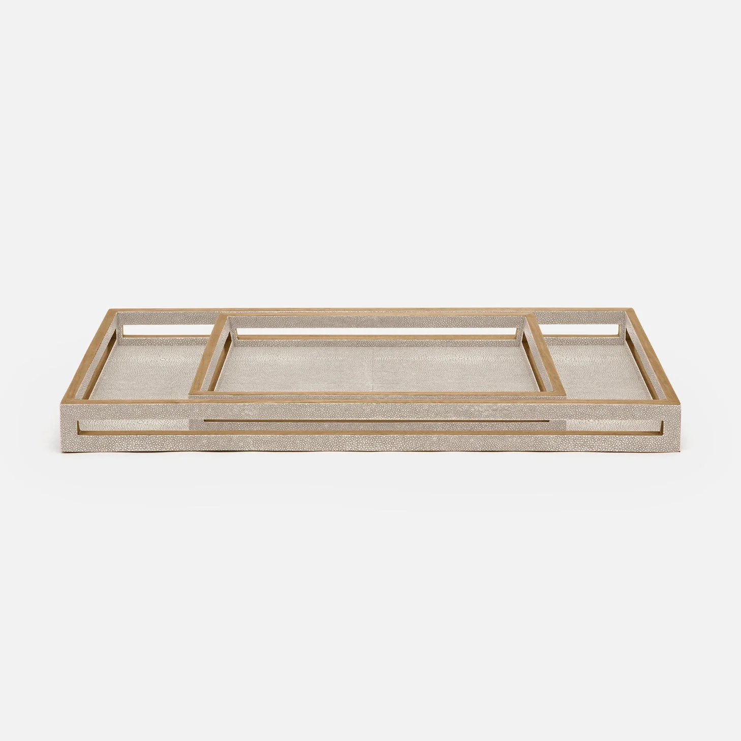 Radley Shagreen Console Tray - Set of 2 - Image 3