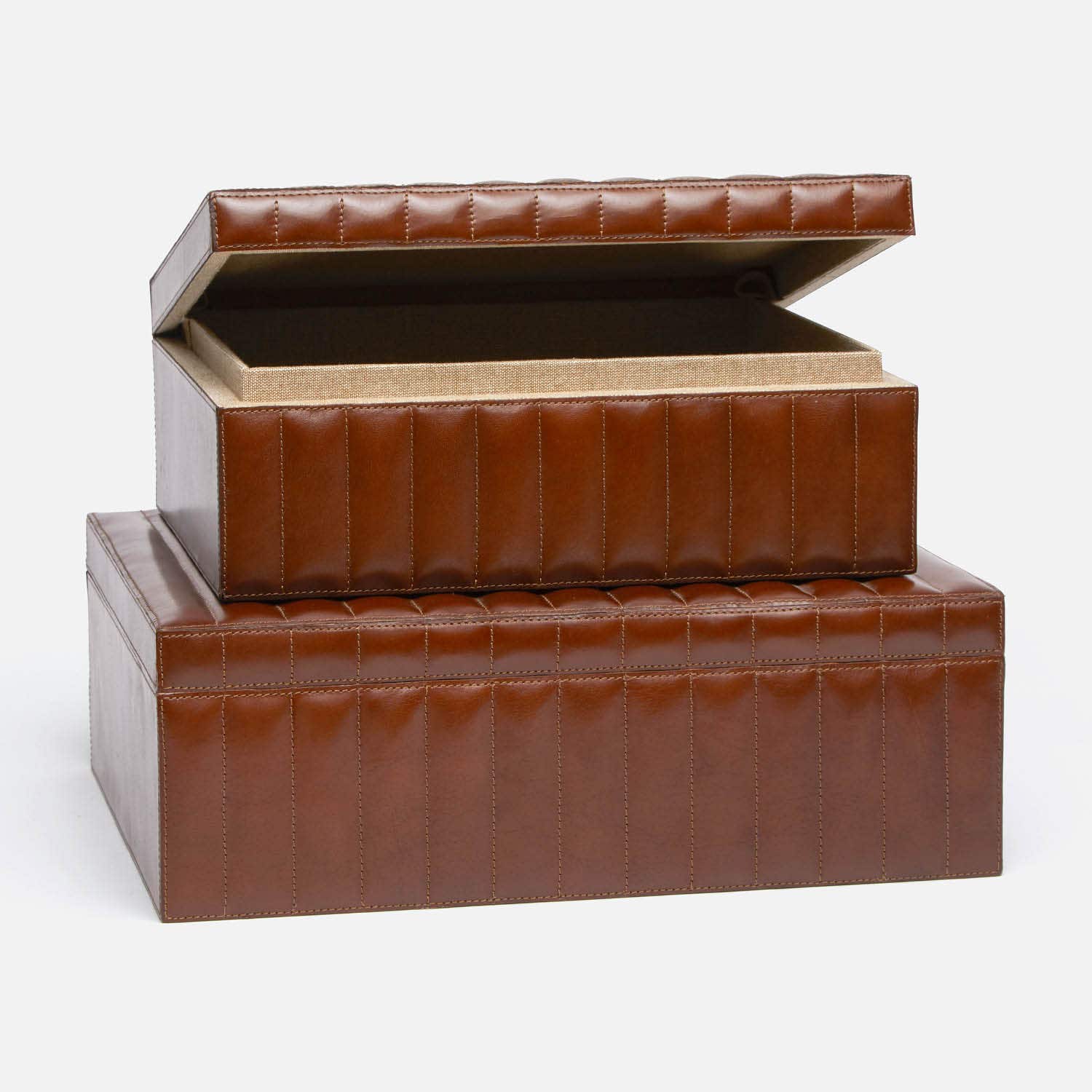 Rayford Leather Box - Set of 2 - Image 3