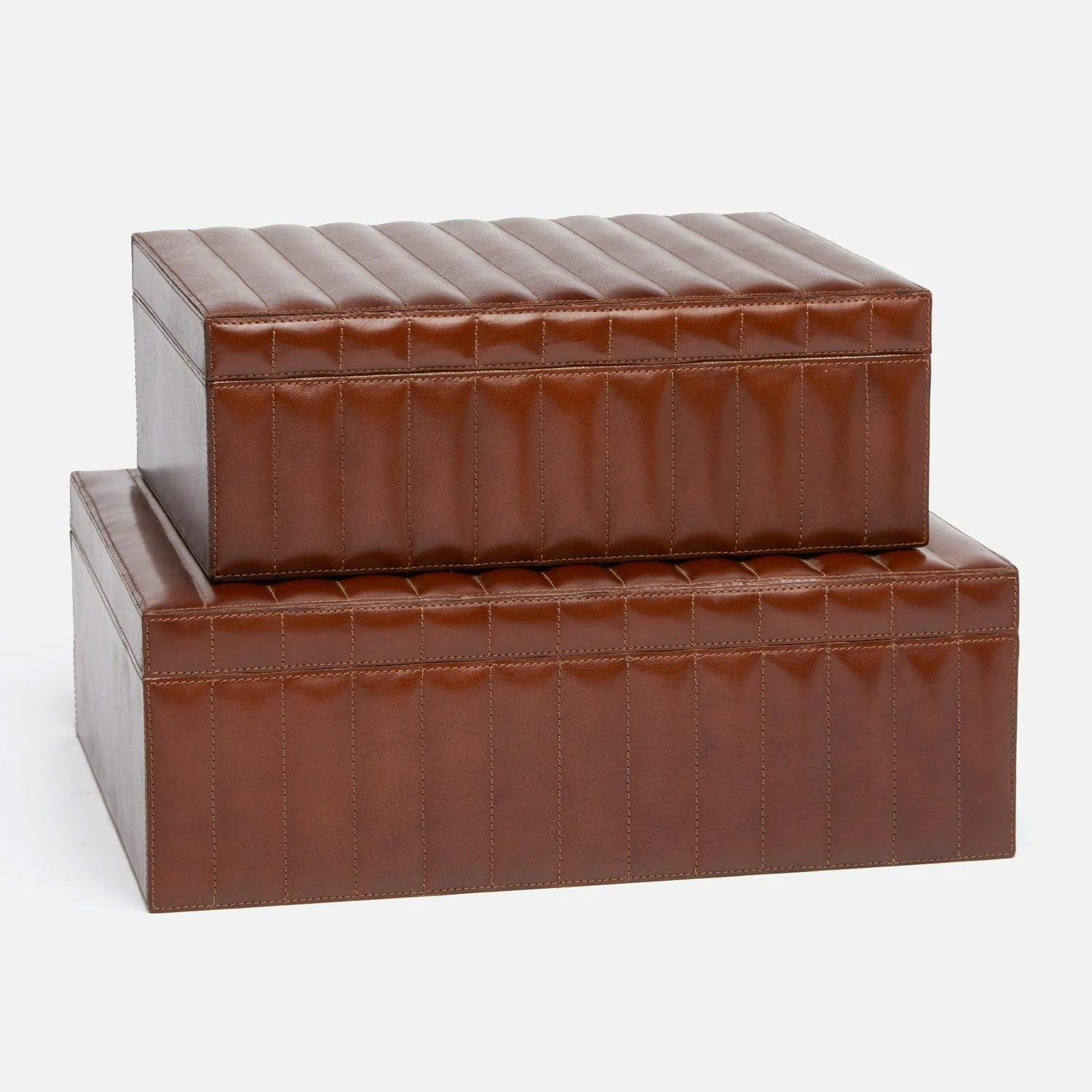 Rayford Leather Box - Set of 2 - Image 4
