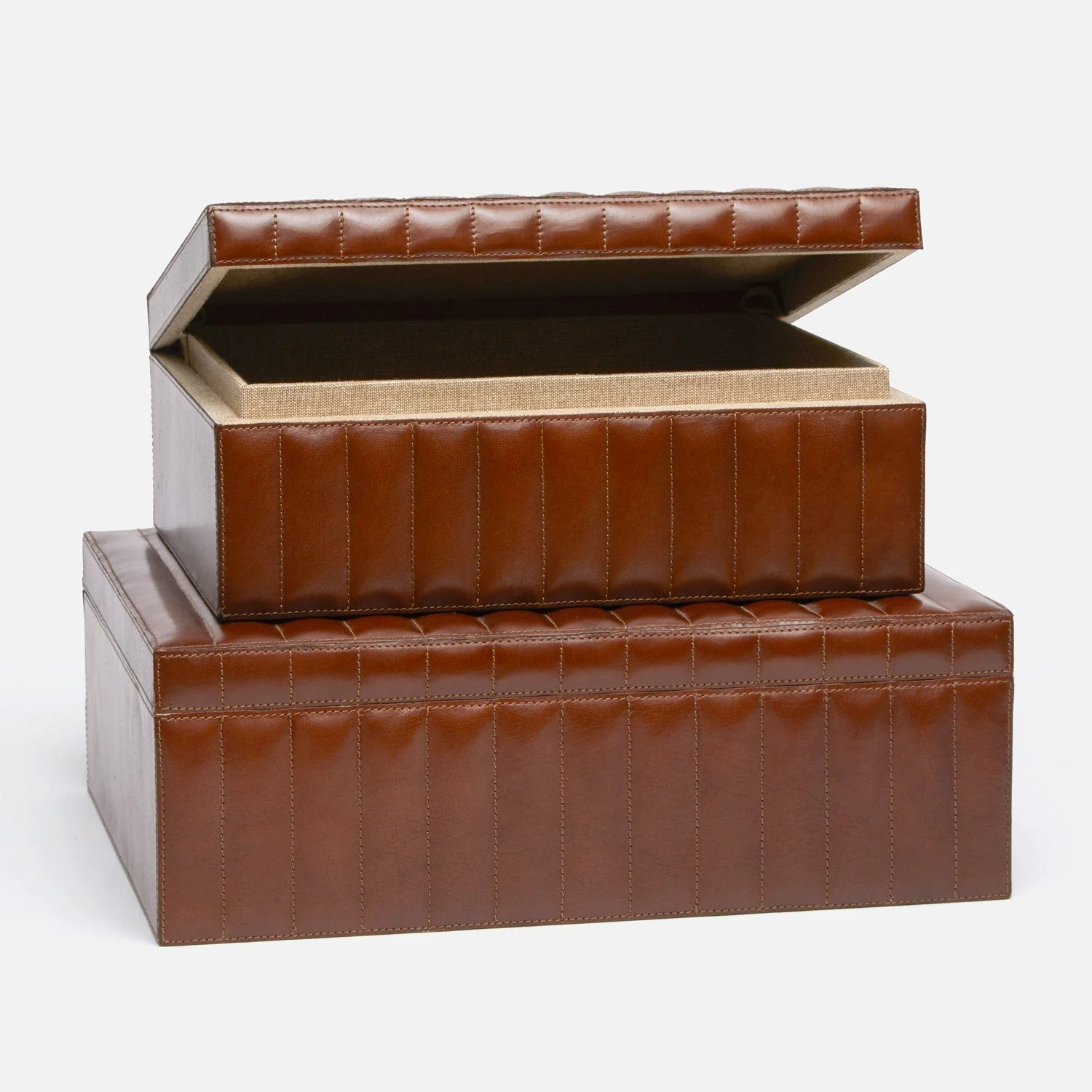 Rayford Leather Box - Set of 2 - Image 6