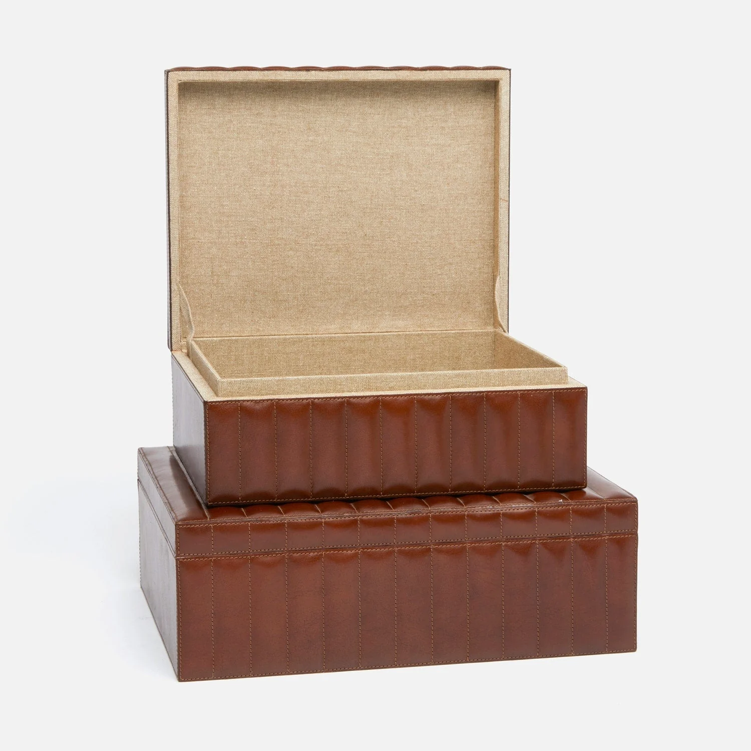 Rayford Leather Box - Set of 2 - Image 7