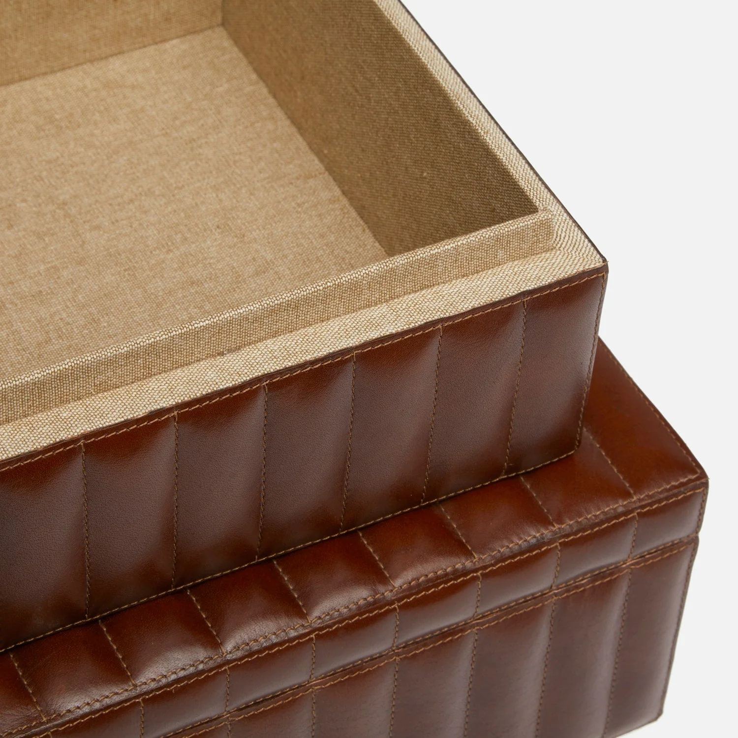 Rayford Leather Box - Set of 2 - Image 8