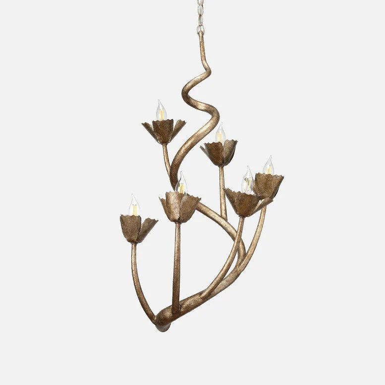 Rosemary Curved Floral Chandelier - Image 2