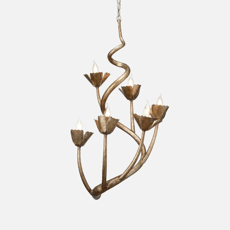 Rosemary Curved Floral Chandelier - Image 3