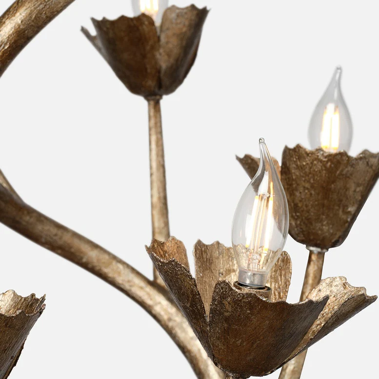 Rosemary Curved Floral Chandelier - Image 4