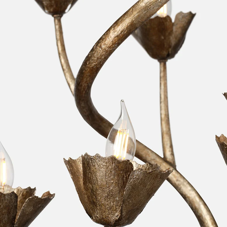 Rosemary Curved Floral Chandelier - Image 5