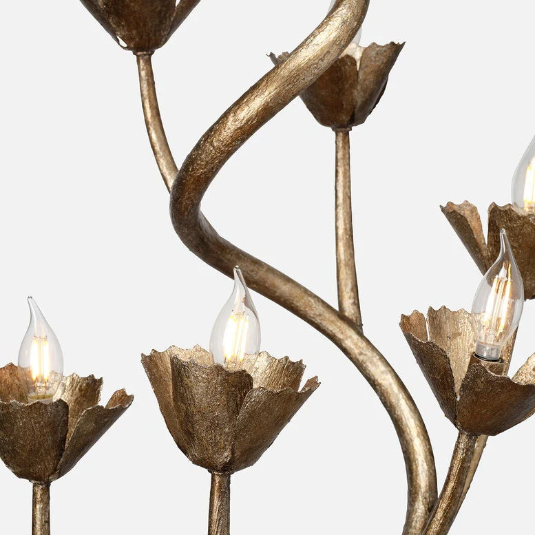 Rosemary Curved Floral Chandelier - Image 6