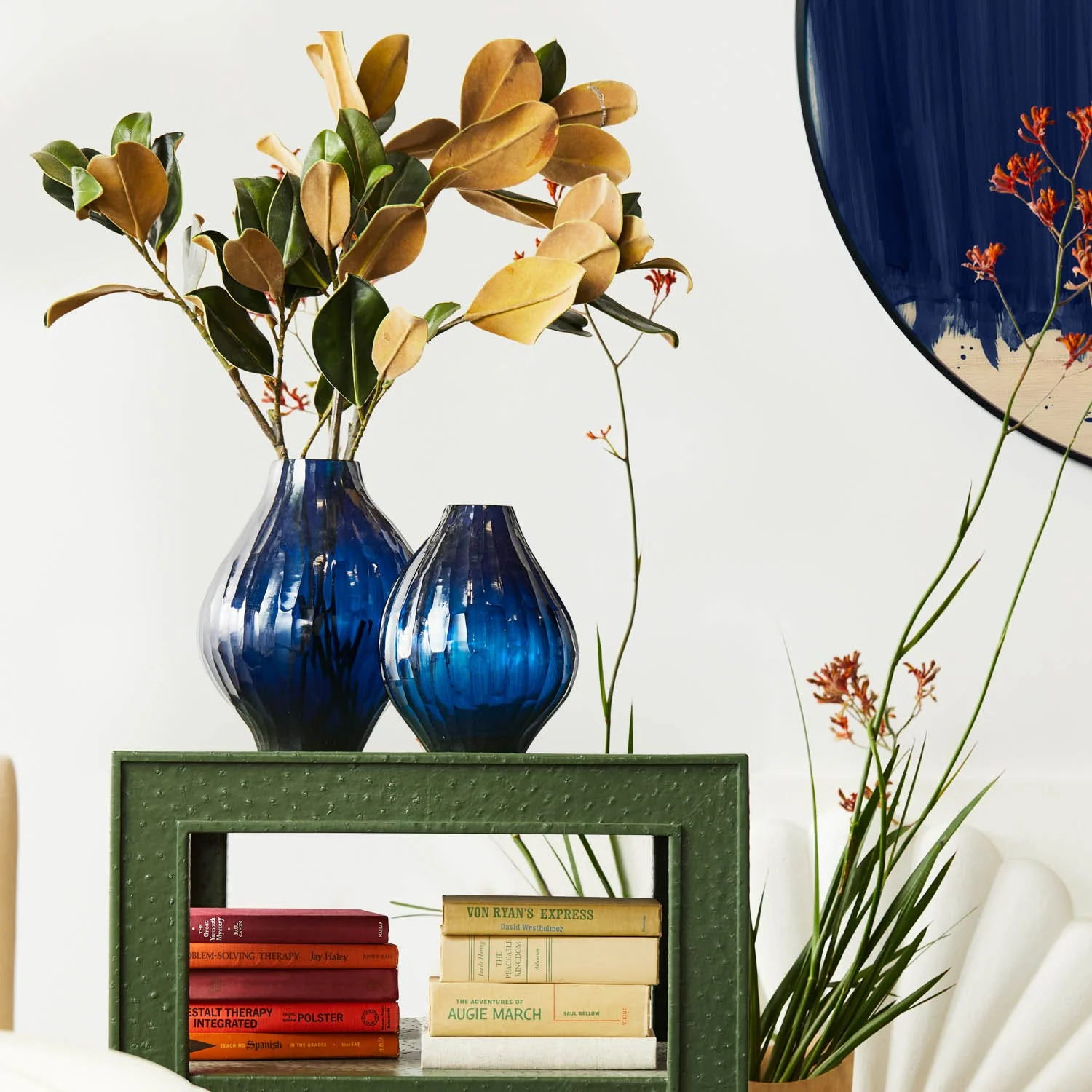 Santiago Ocean Blue Vase - Image 2