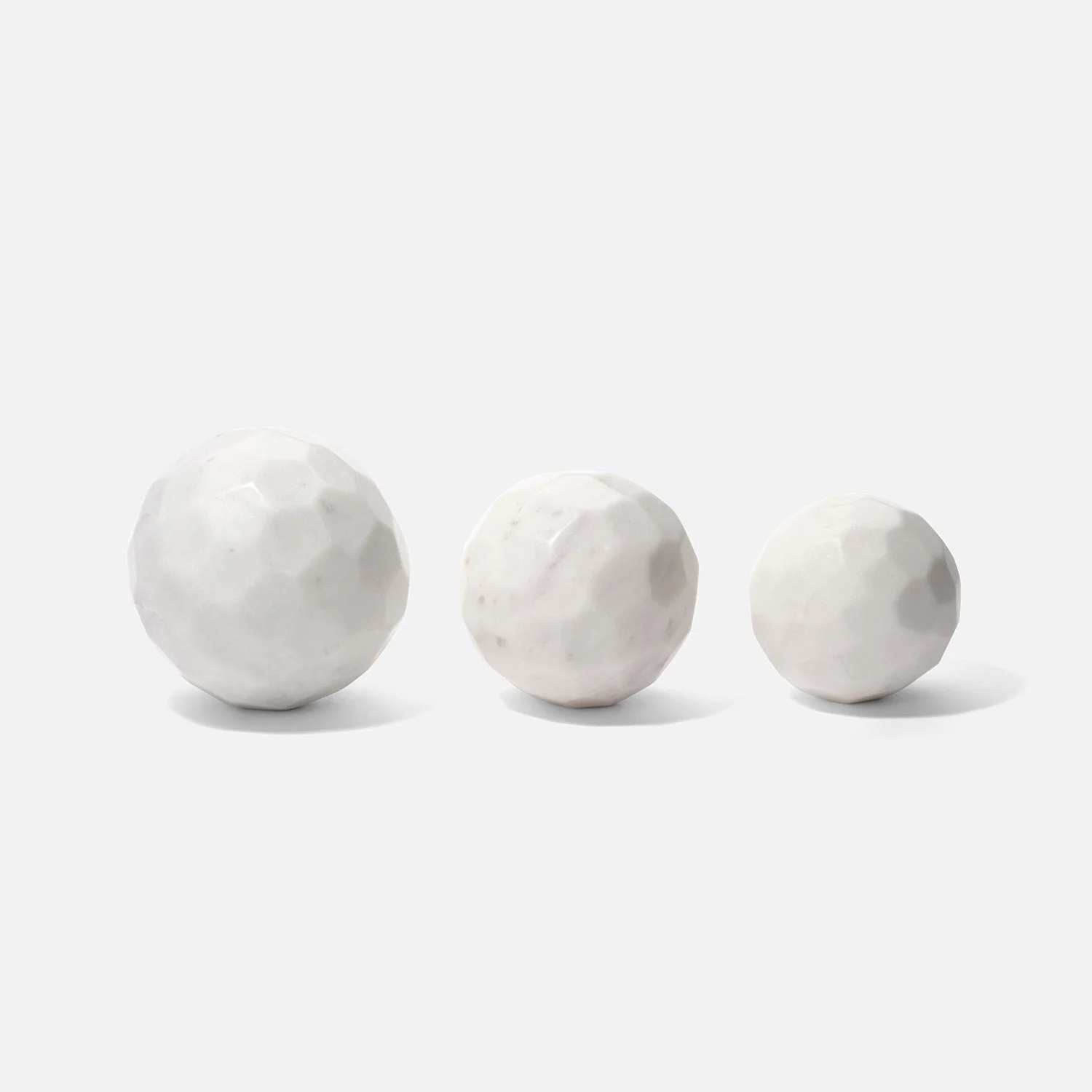 Saul Marble Golf Sculpture - Set of 3 - Image 11