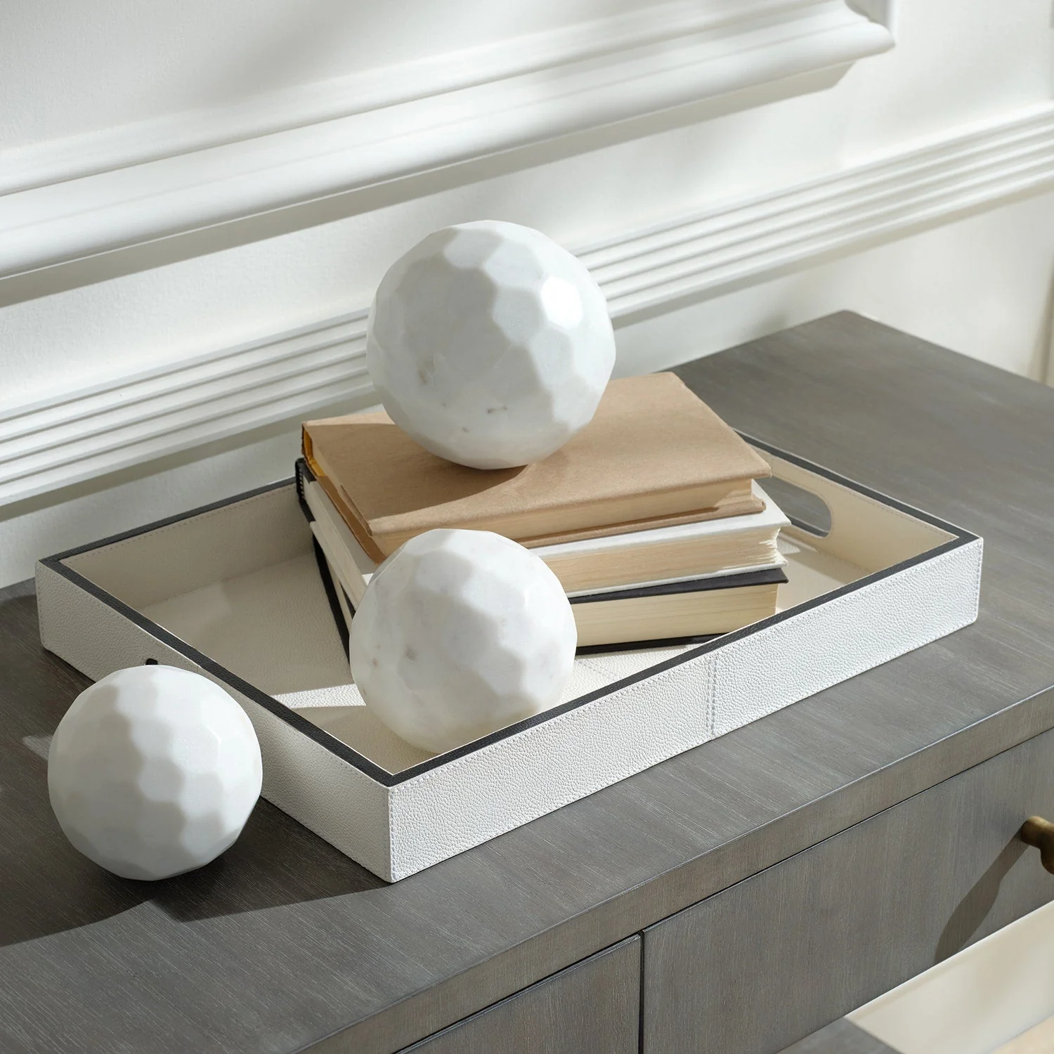Saul Marble Golf Sculpture - Set of 3 - Image 8