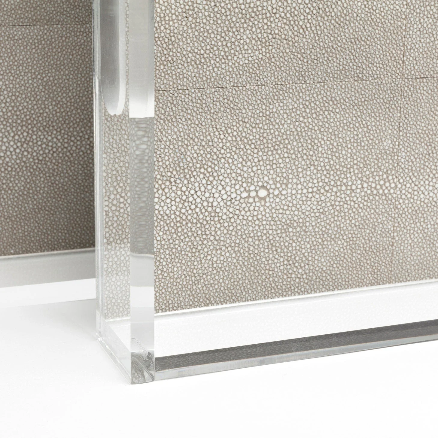 Savra Faux Shagreen Tray - Set of 2 - Image 3