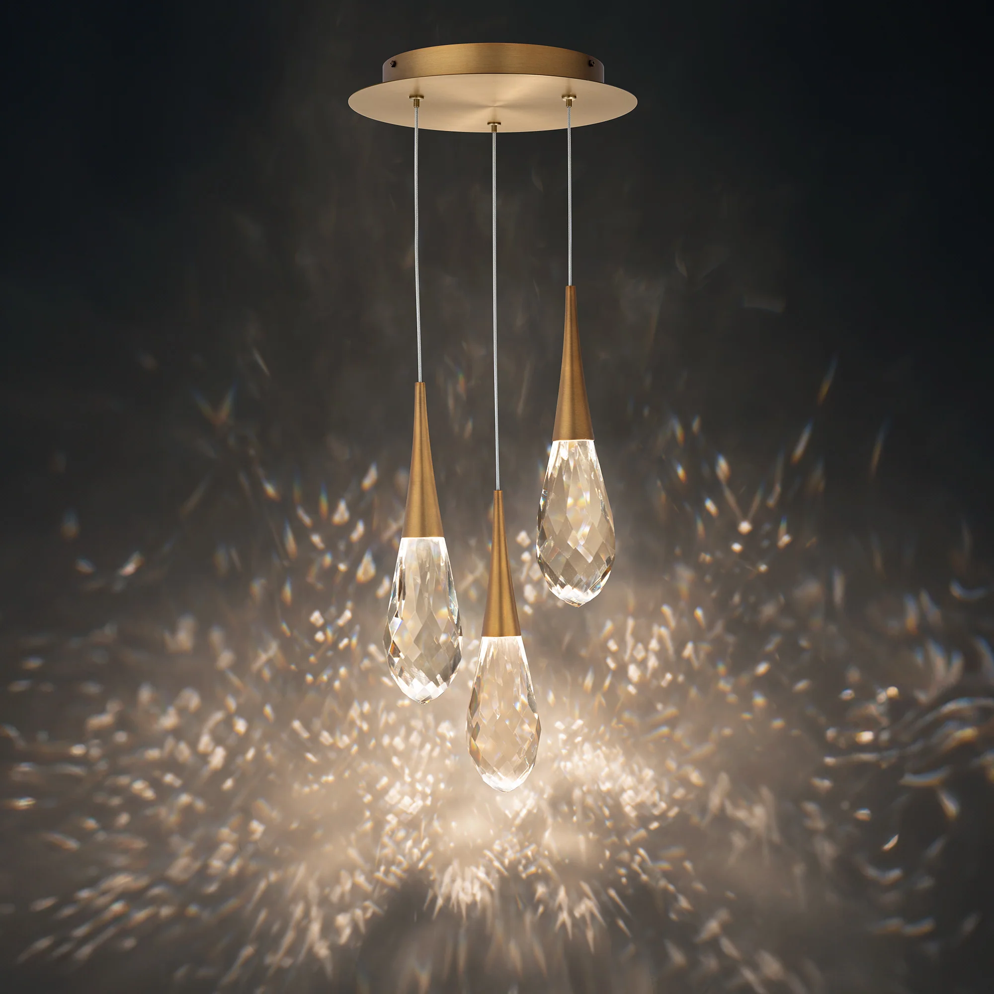Schonbek Hibiscus BPD21203 Multi-Light Pendant - Image 2