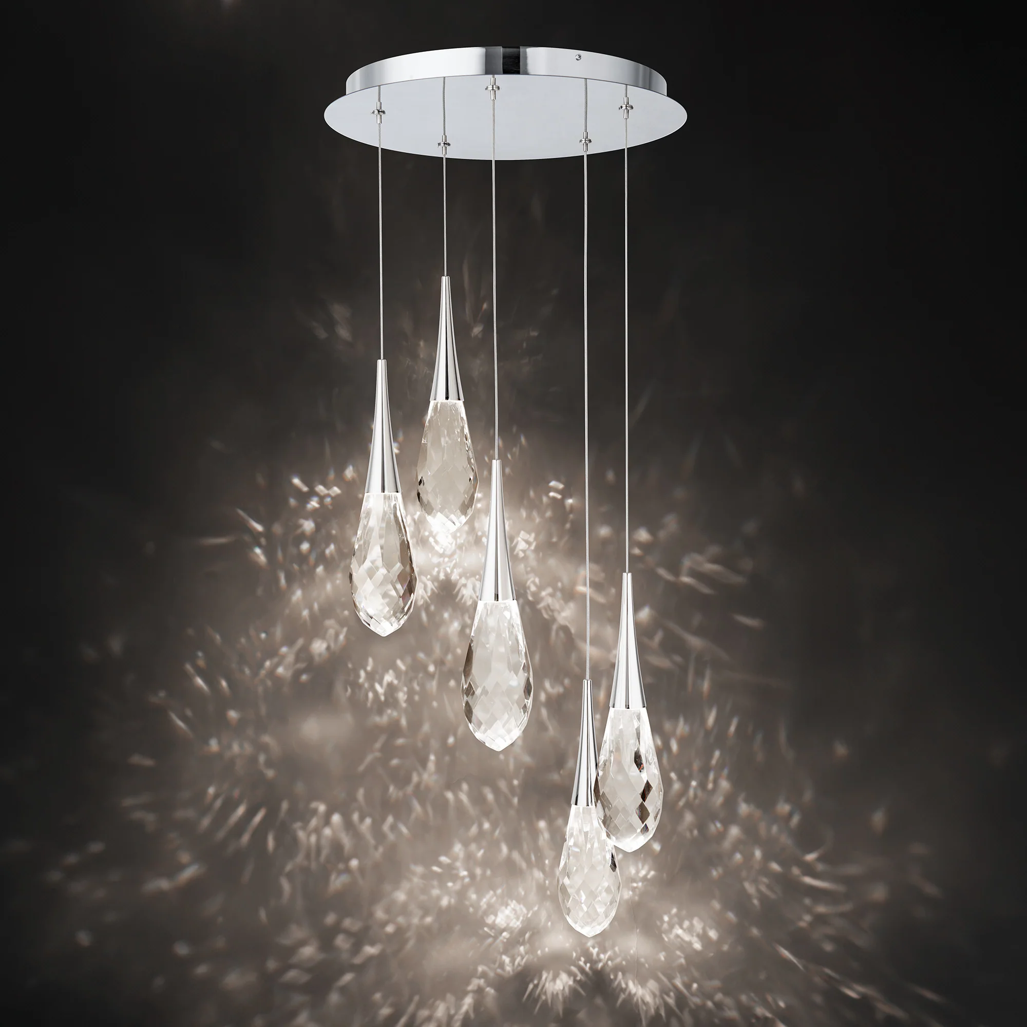 Schonbek Hibiscus BPD21205 Multi-Light Pendant - Image 2