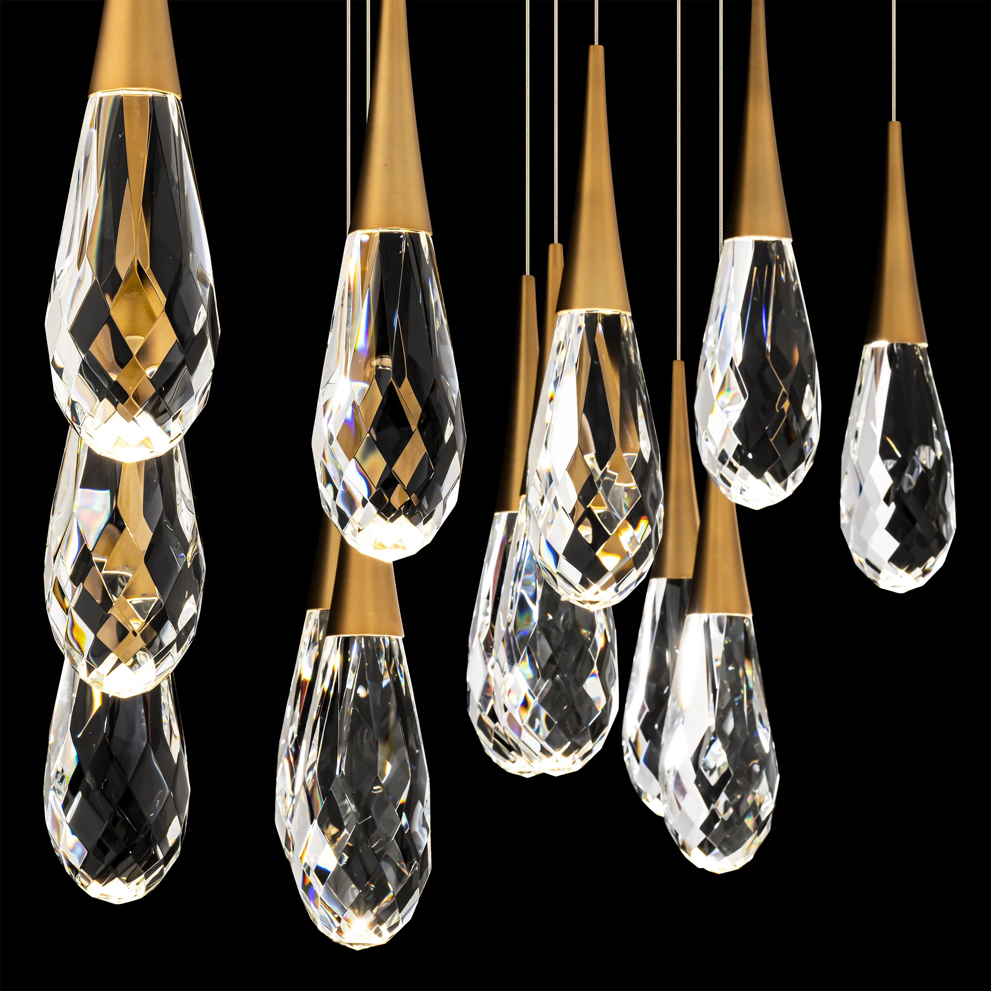 Schonbek Hibiscus BPD21214L Multi-Light Pendant - Image 3