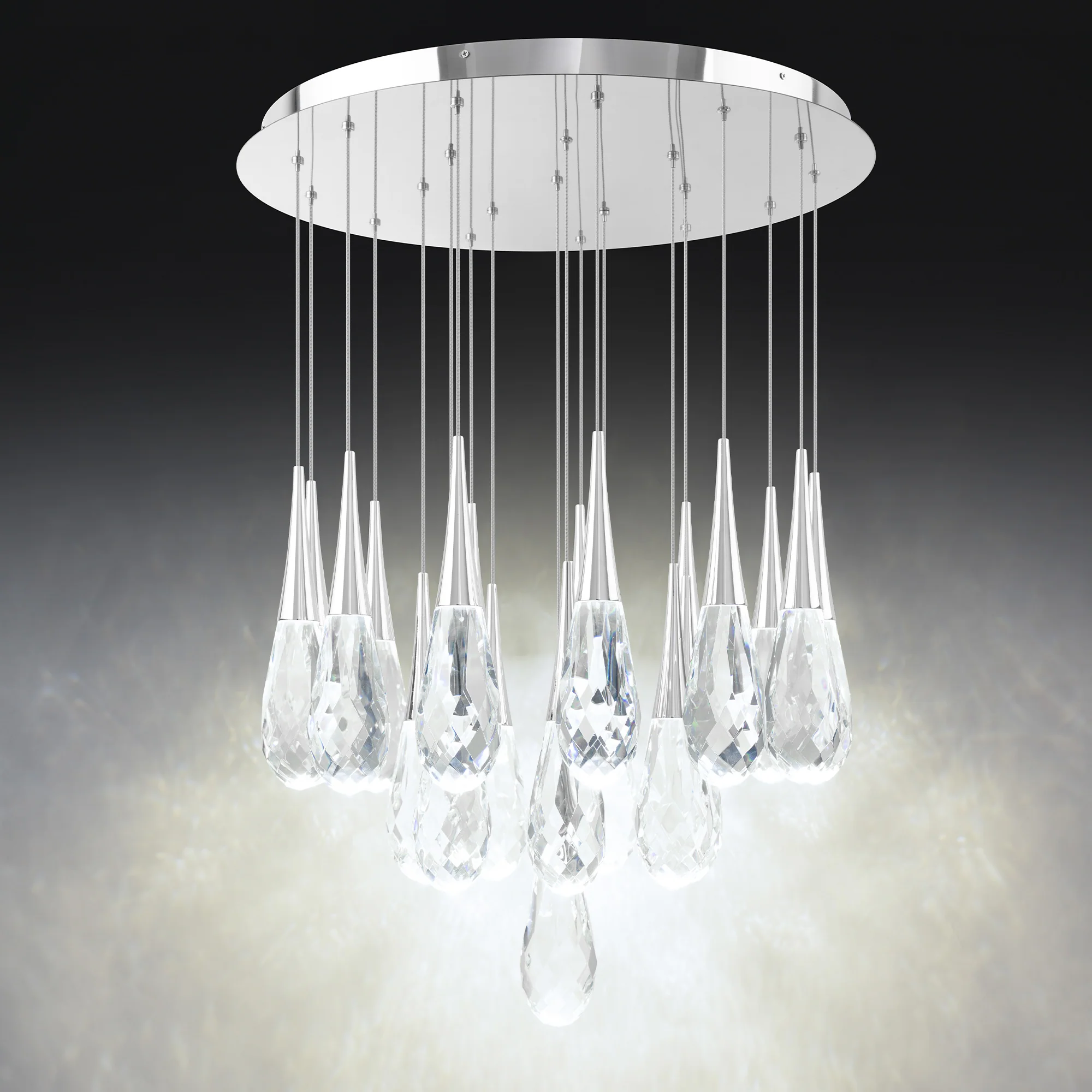 Schonbek Hibiscus BPD21221 Multi-Light Pendant - Image 2