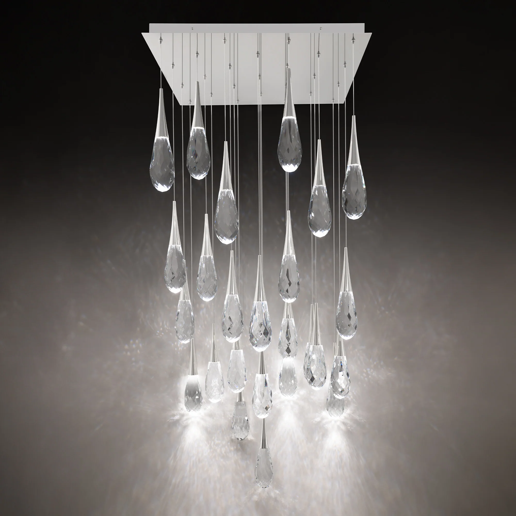 Schonbek Hibiscus BPD21225S Multi-Light Pendant - Image 2