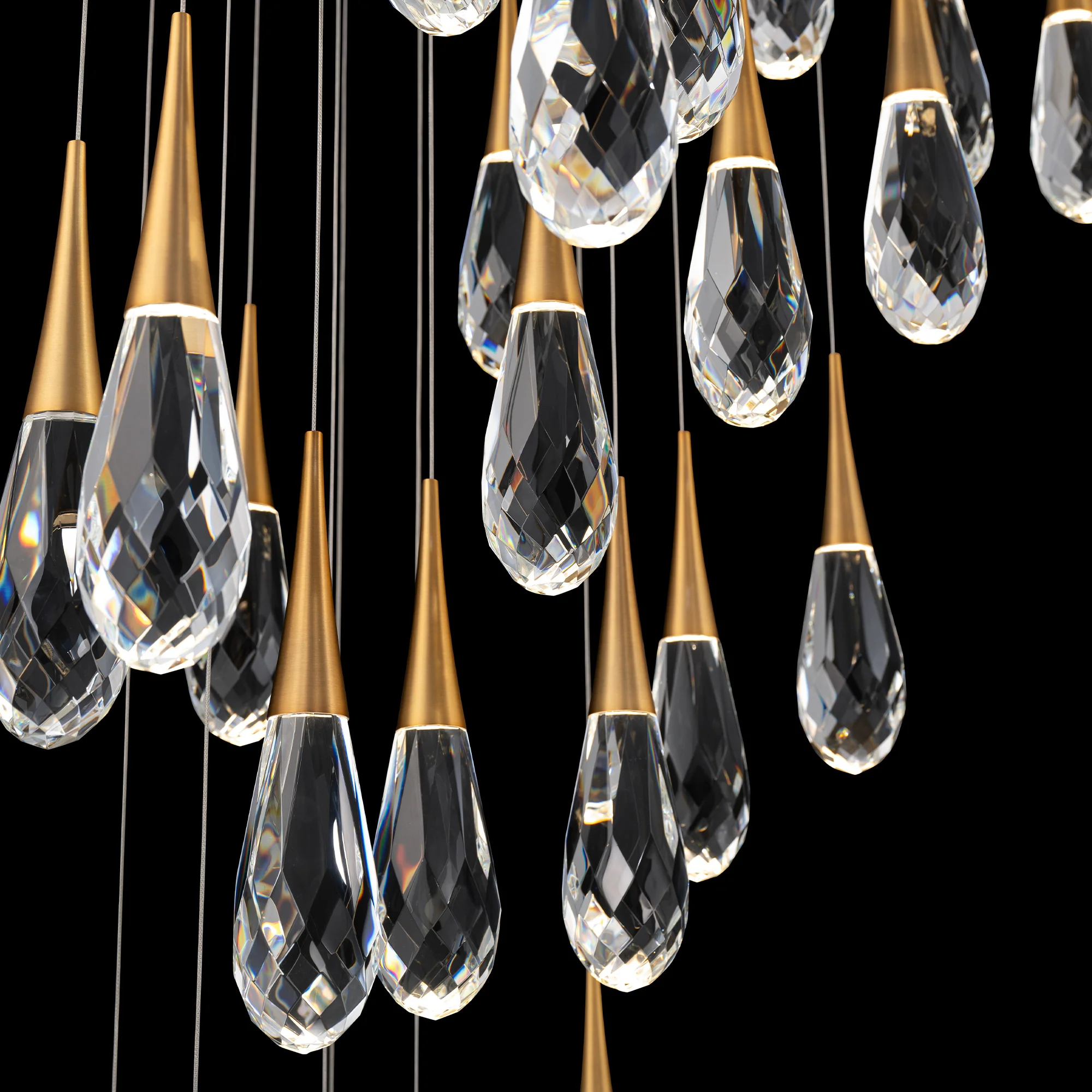 Schonbek Hibiscus BPD21241S Multi-Light Pendant - Image 3