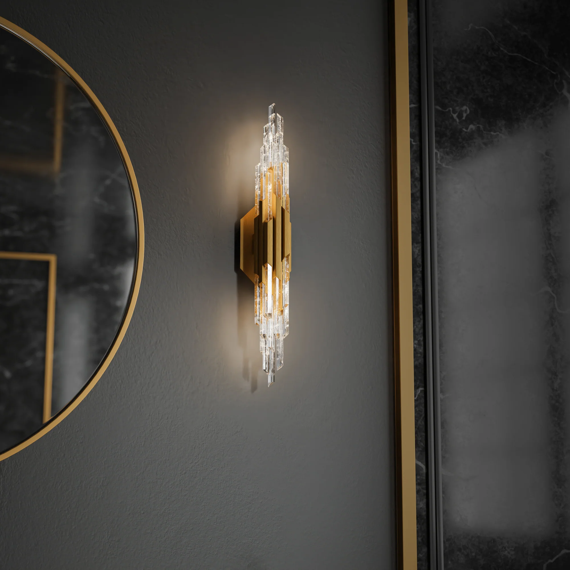 Schonbek Organza BWS65428 Bath Vanity & Wall Light - Image 3