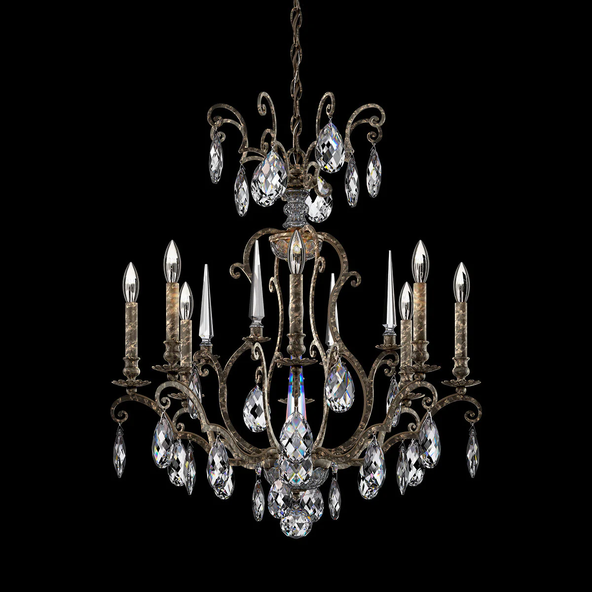 Schonbek Renaissance Nouveau RN3871 Chandelier - Image 4