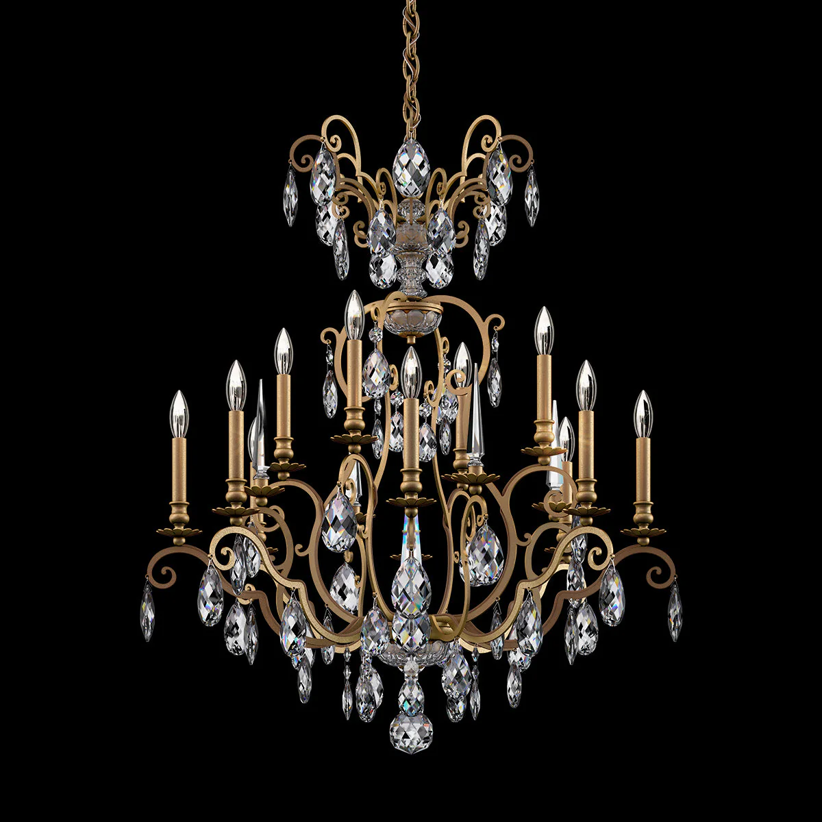 Schonbek Renaissance Nouveau RN3872 Chandelier - Image 2