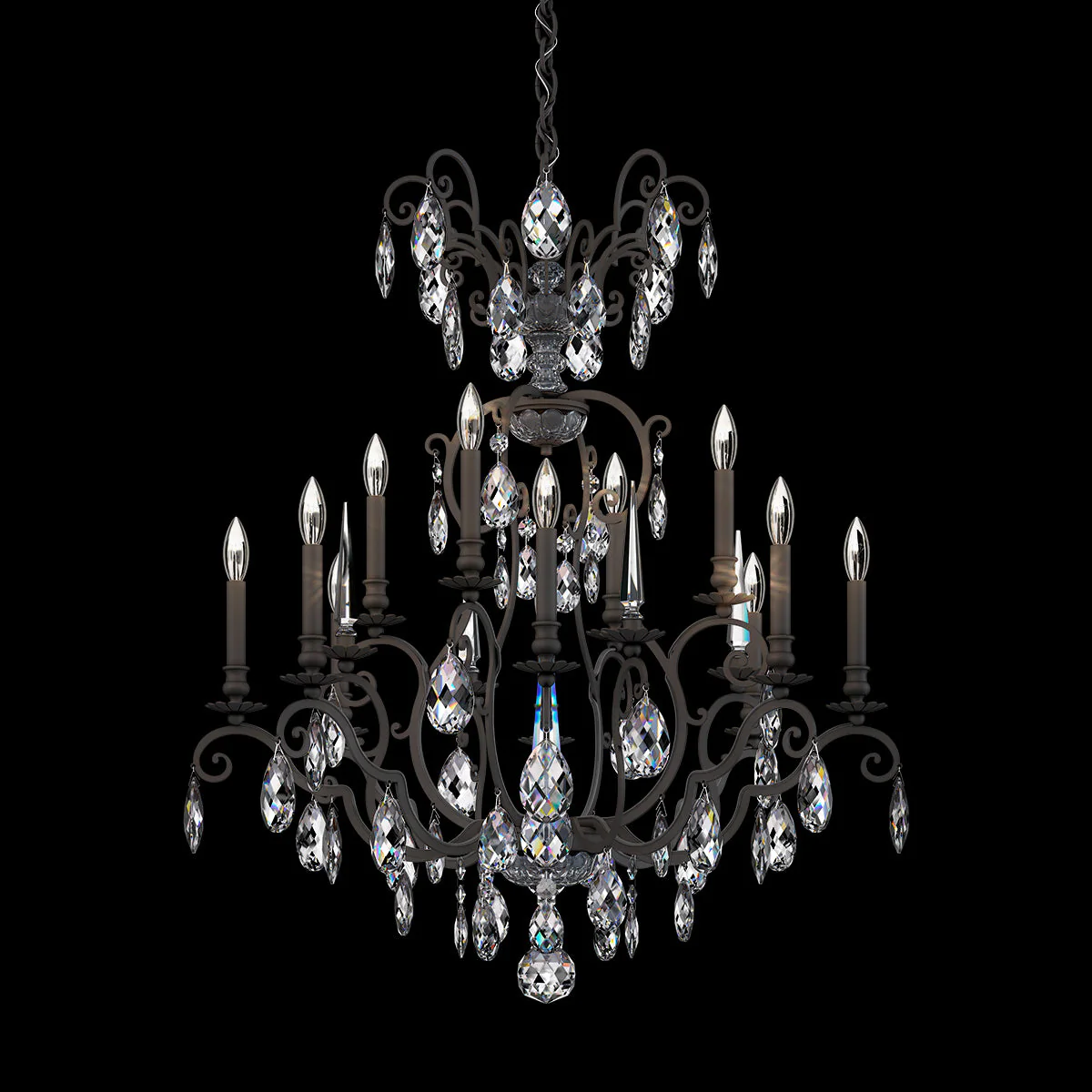 Schonbek Renaissance Nouveau RN3872 Chandelier - Image 4