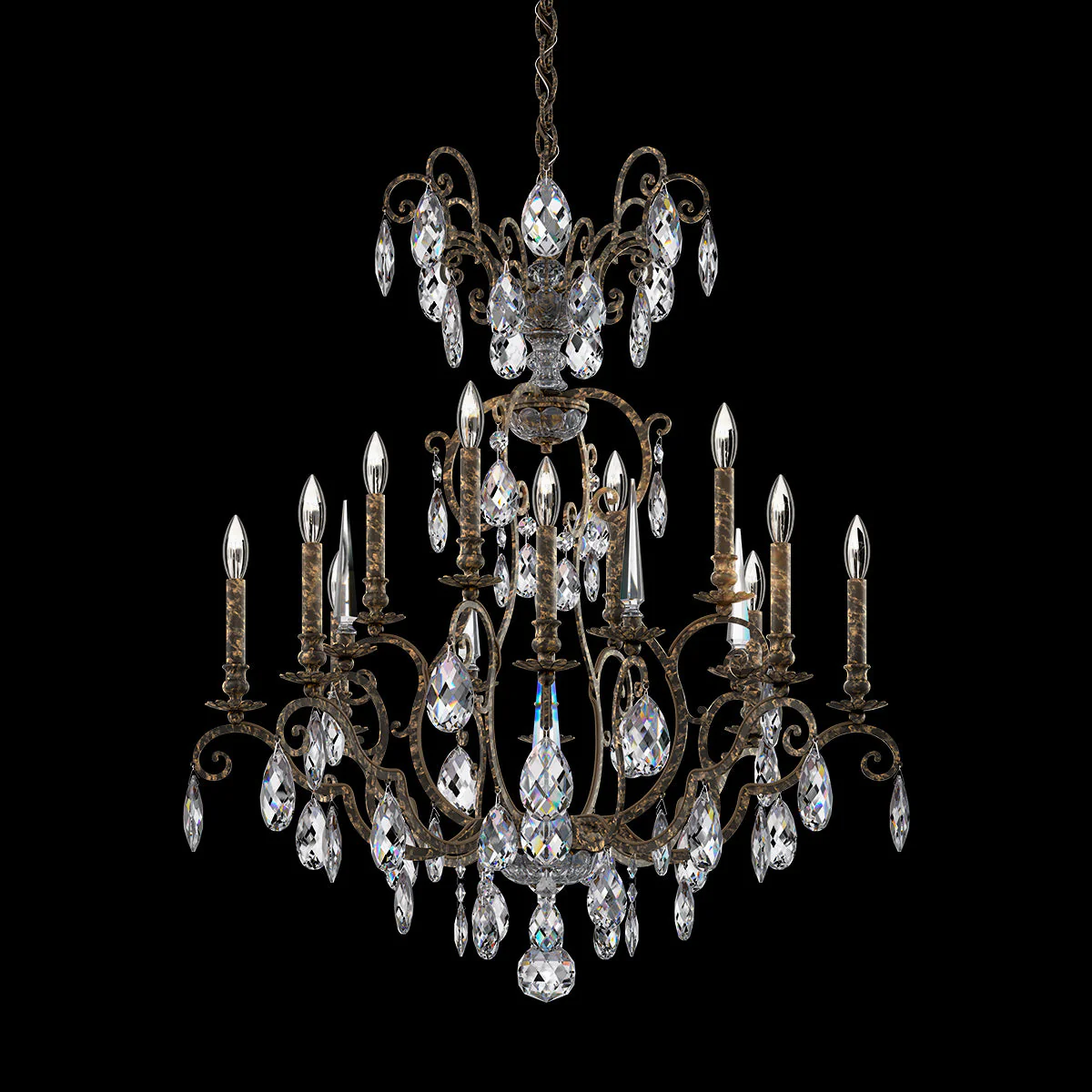 Schonbek Renaissance Nouveau RN3872 Chandelier - Image 5
