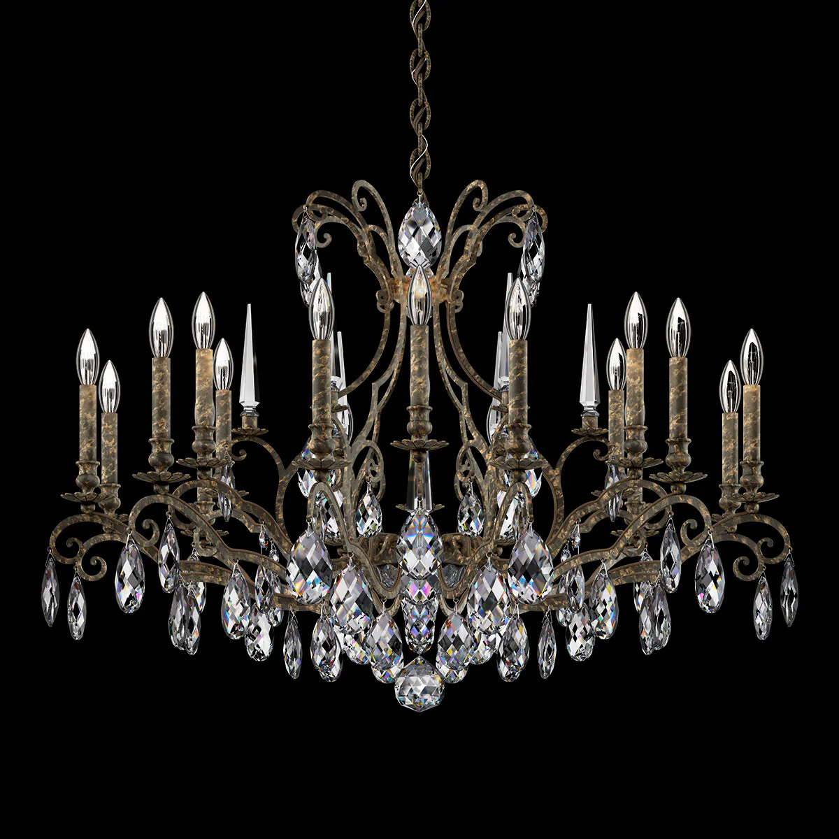 Schonbek Renaissance Nouveau RN3892 Chandelier - Image 5