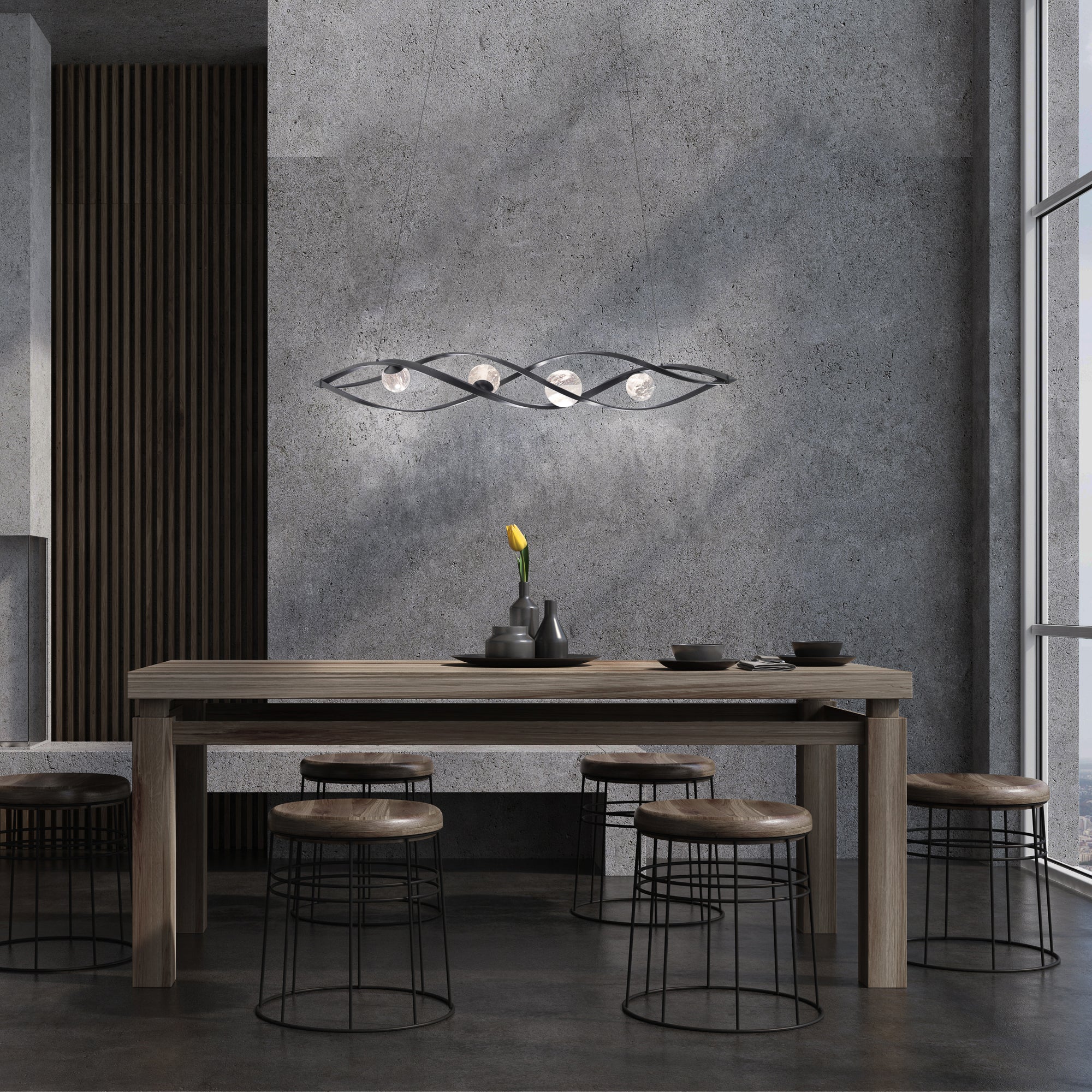 Schonbek Slipstream BPD50257 Linear Pendant - Image 2