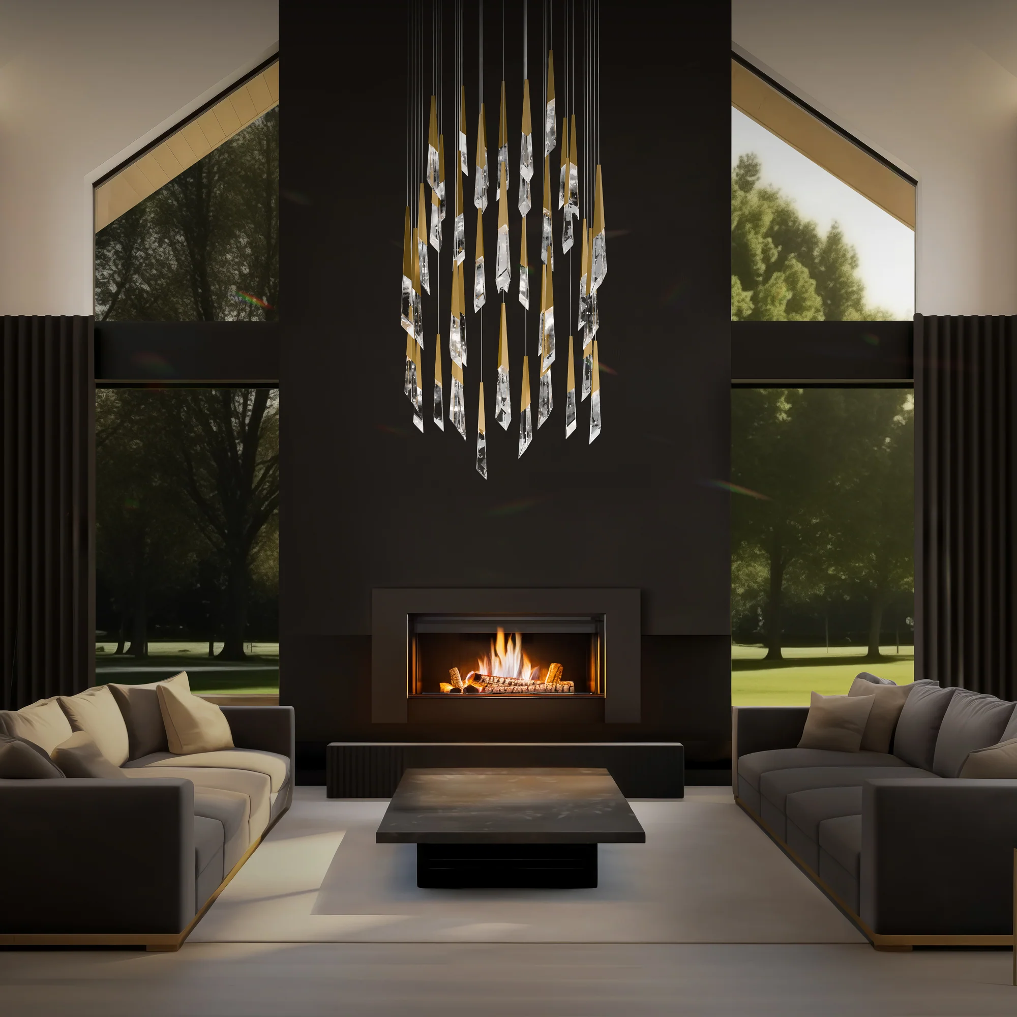 Schonbek Solitude BPD31441S Multi-Light Pendant - Image 4