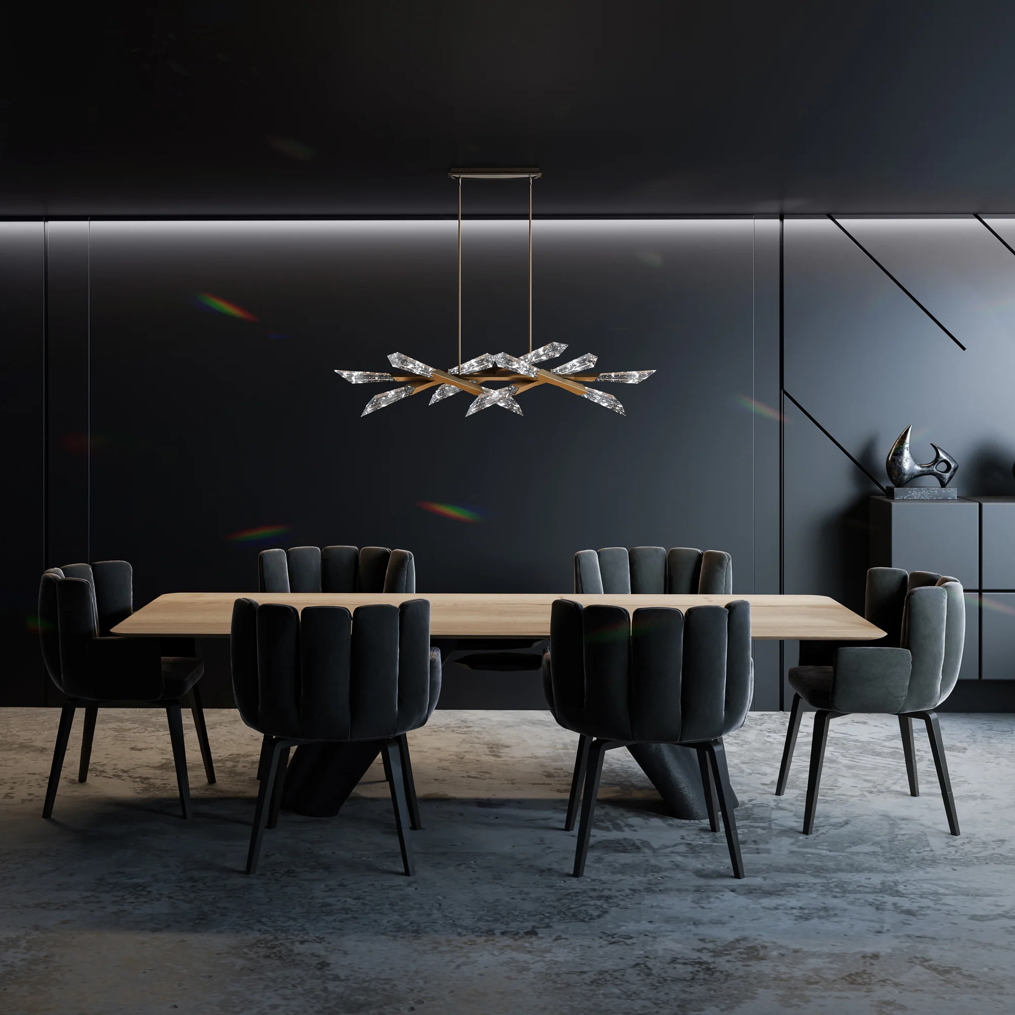 Schonbek Solitude BPD31460 Linear Pendant - Image 3