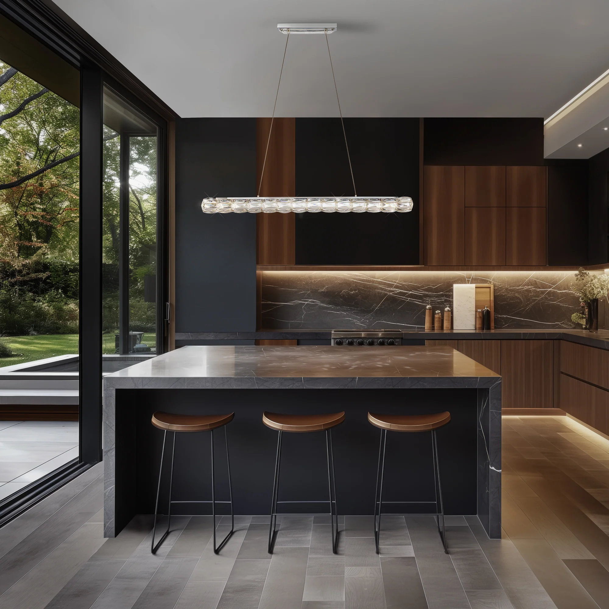 Schonbek Verve LED S2643 Linear Pendant - Image 5