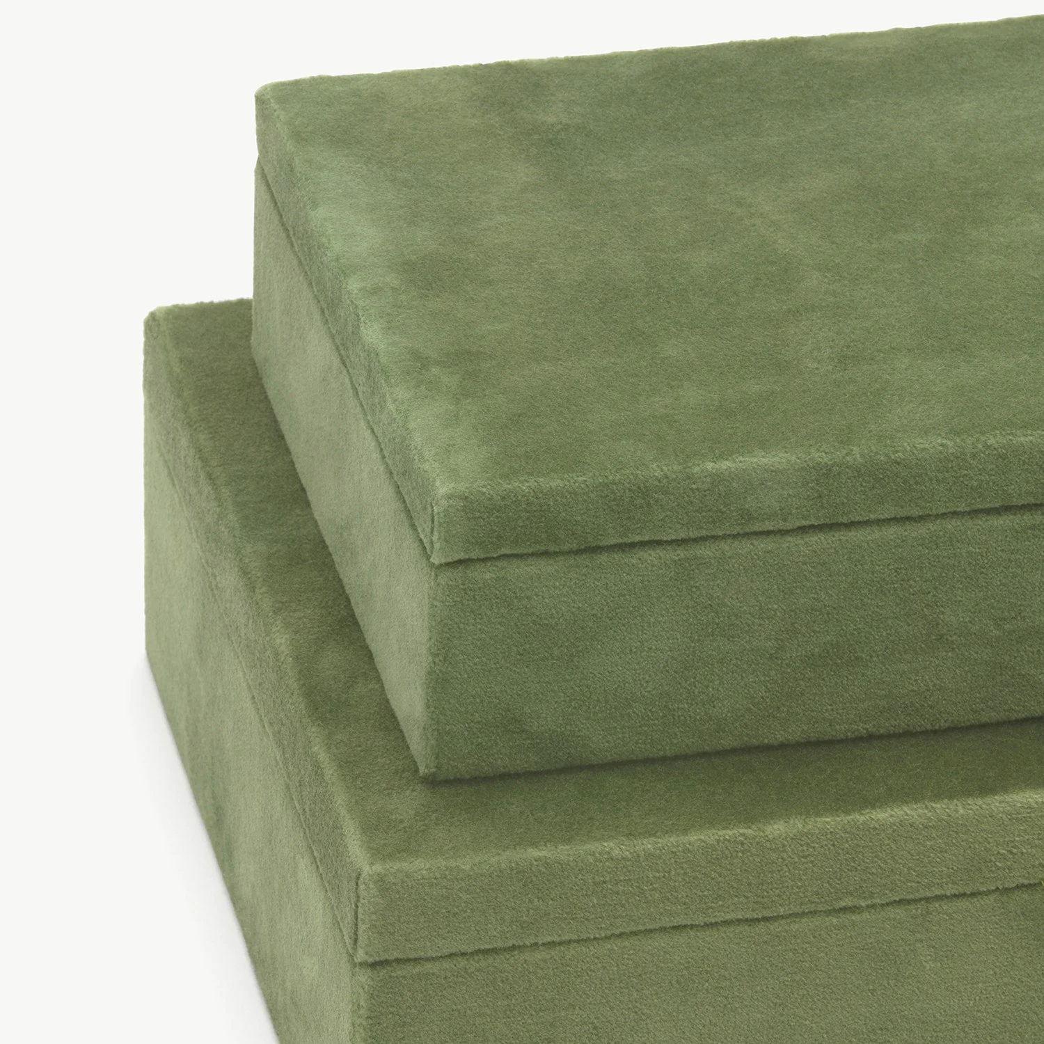 Sinclaire Sophisticated Velvet Storage Box - Set of 2 - Image 2